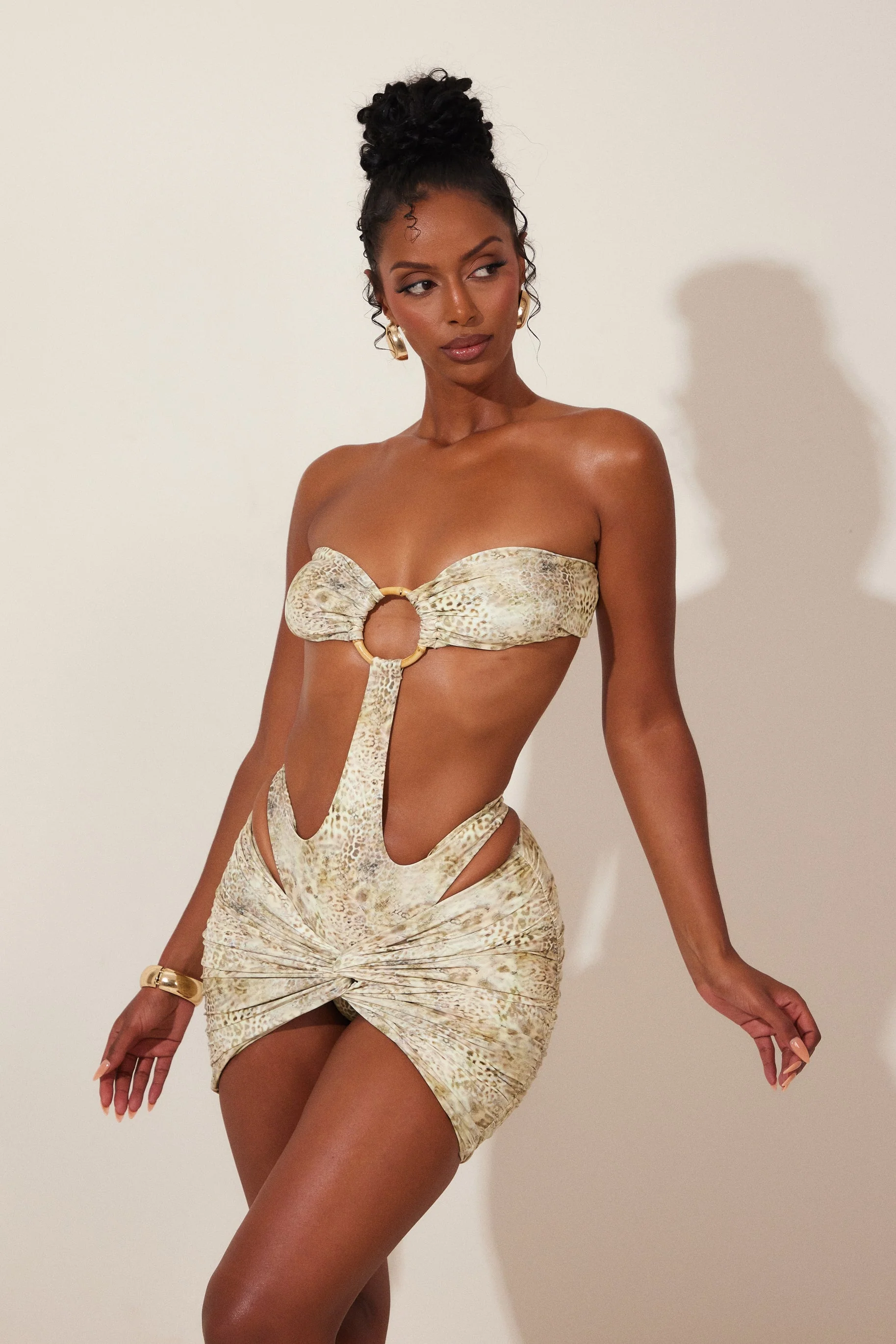 The Tamila Swimsuit in Leopard Print - Image 6