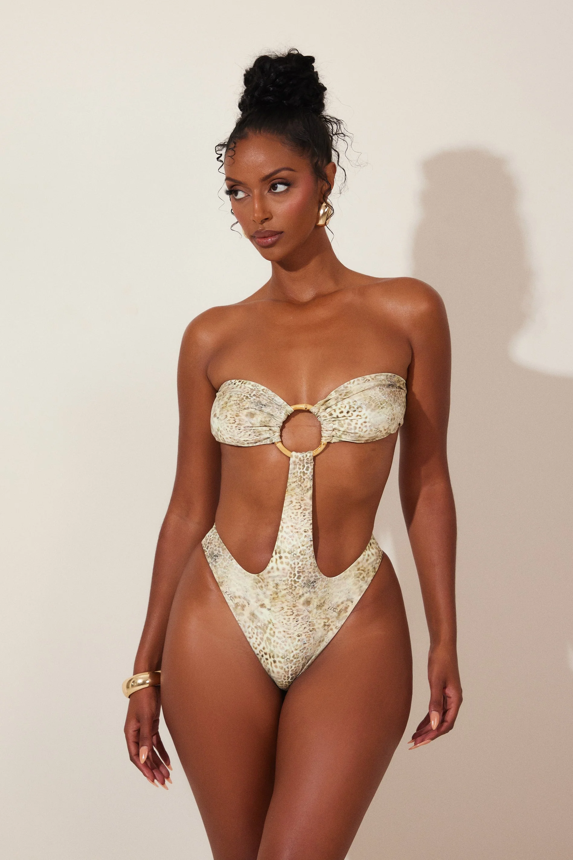 The Tamila Swimsuit in Leopard Print - Image 8