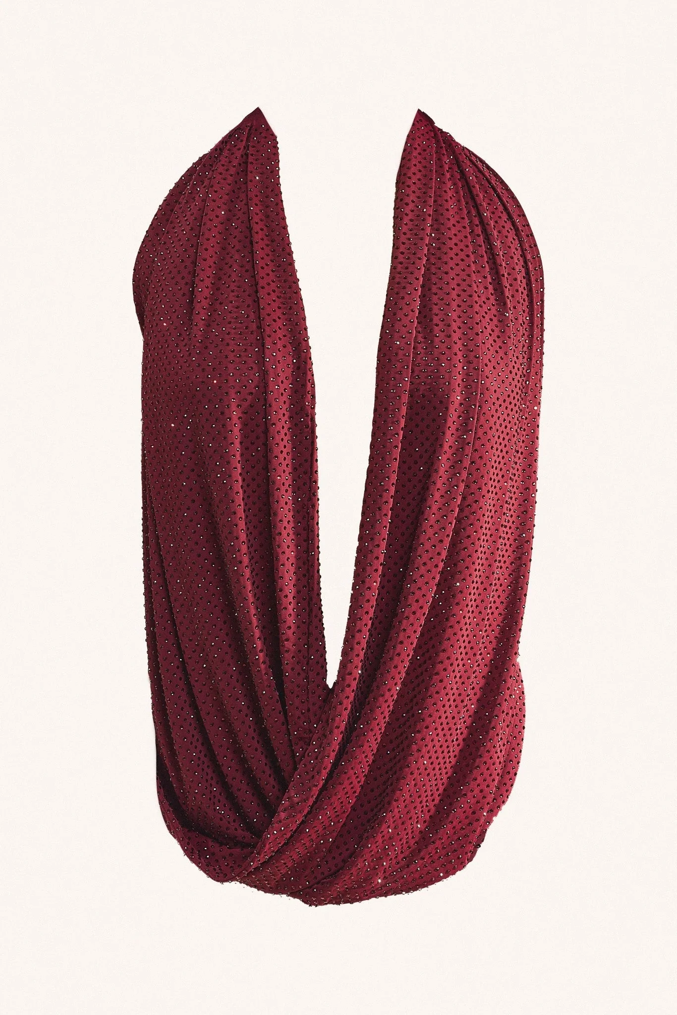 The Leia Top in Wine Hotfix - Image 4