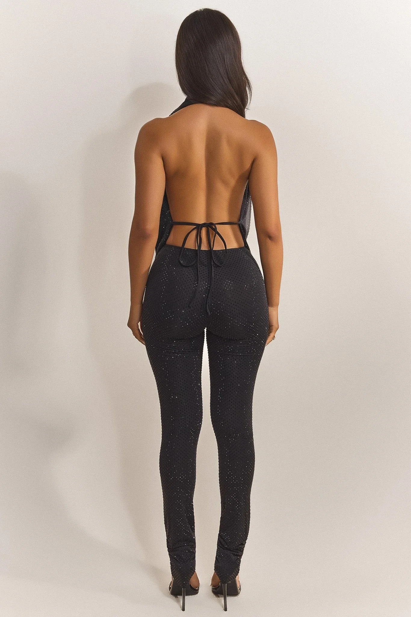 The Leia Leggings in Black Hotfix - Image 3