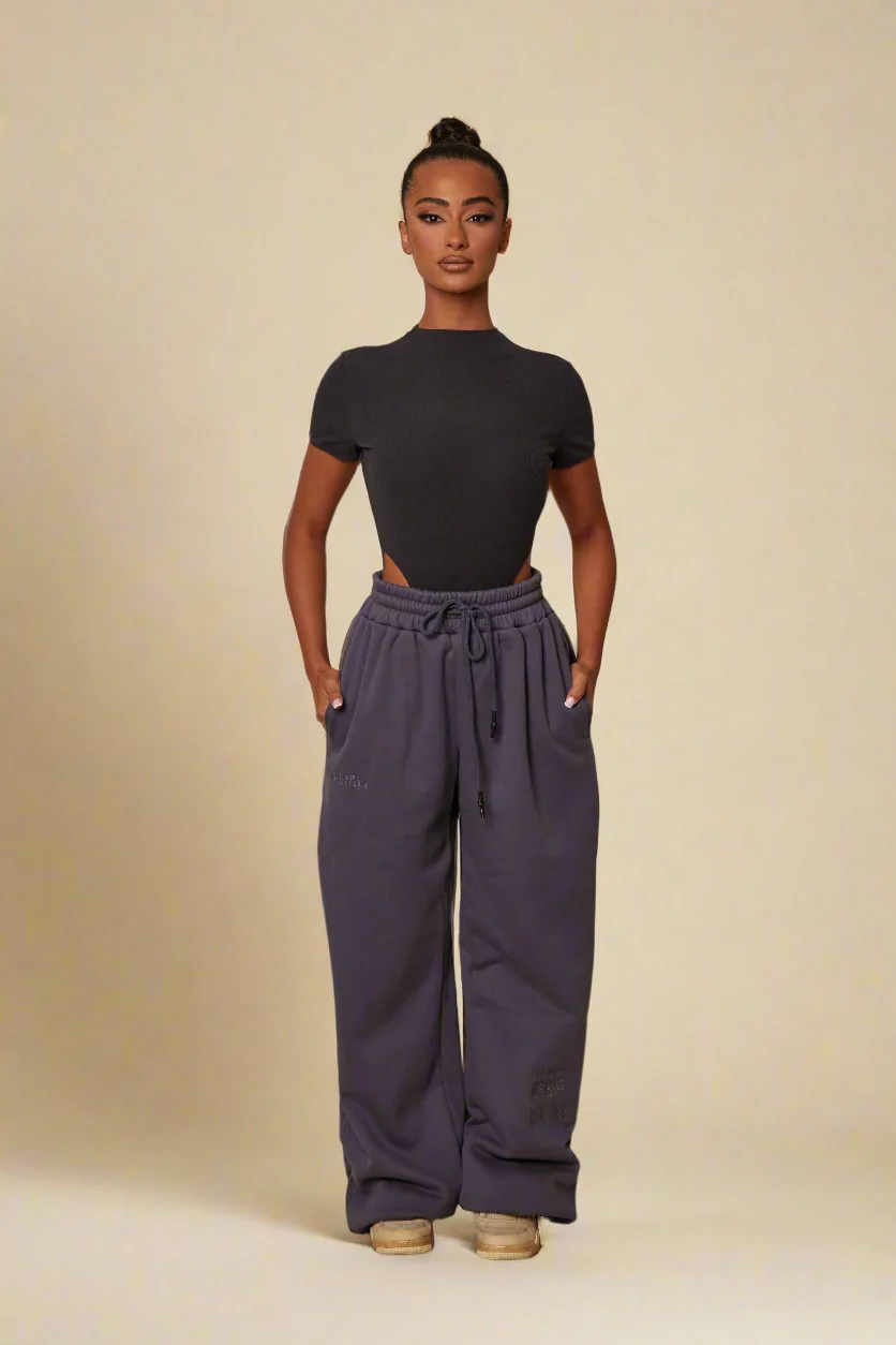 Life On Mars Joggers in Charcoal