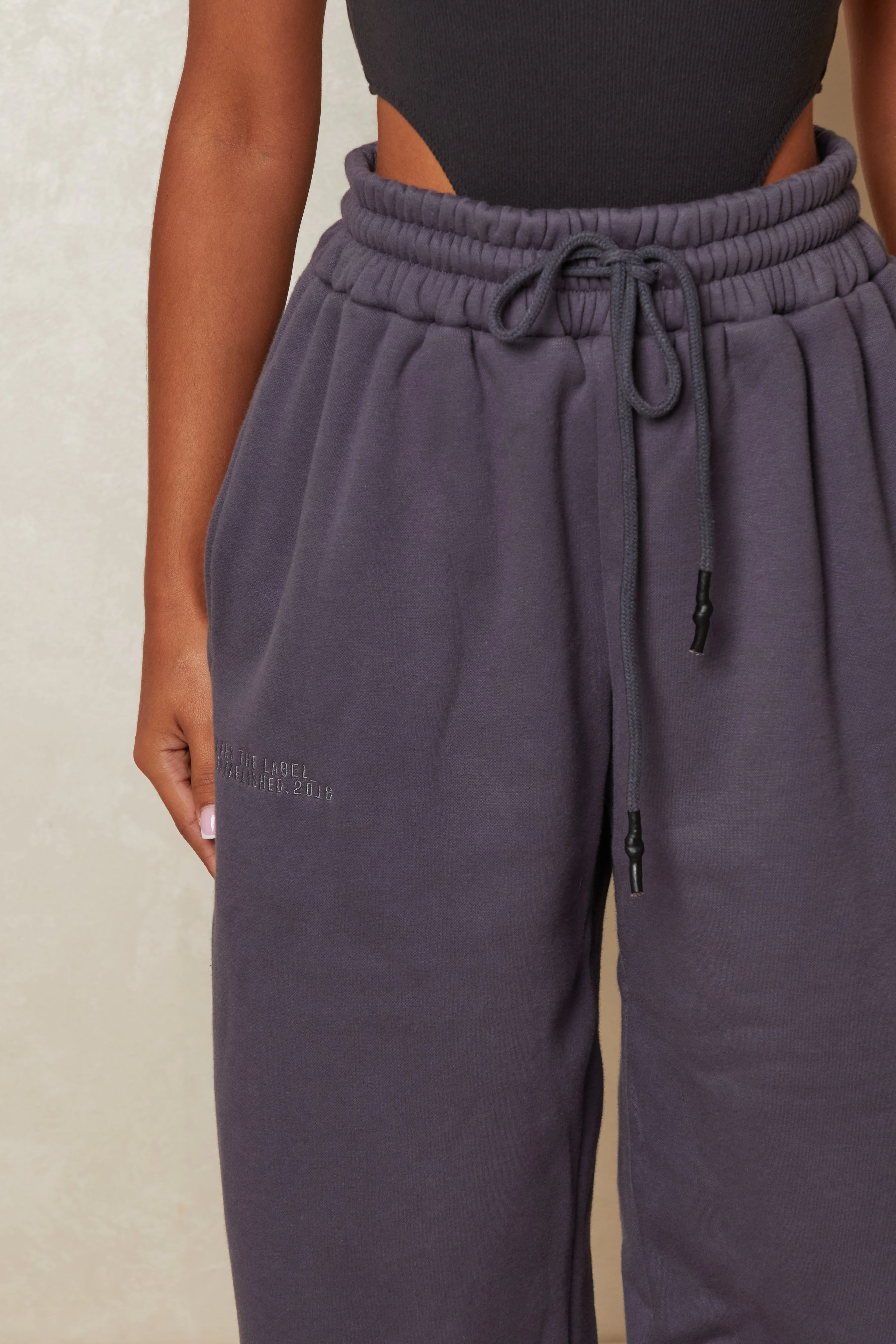 Life On Mars Joggers in Charcoal - Image 7