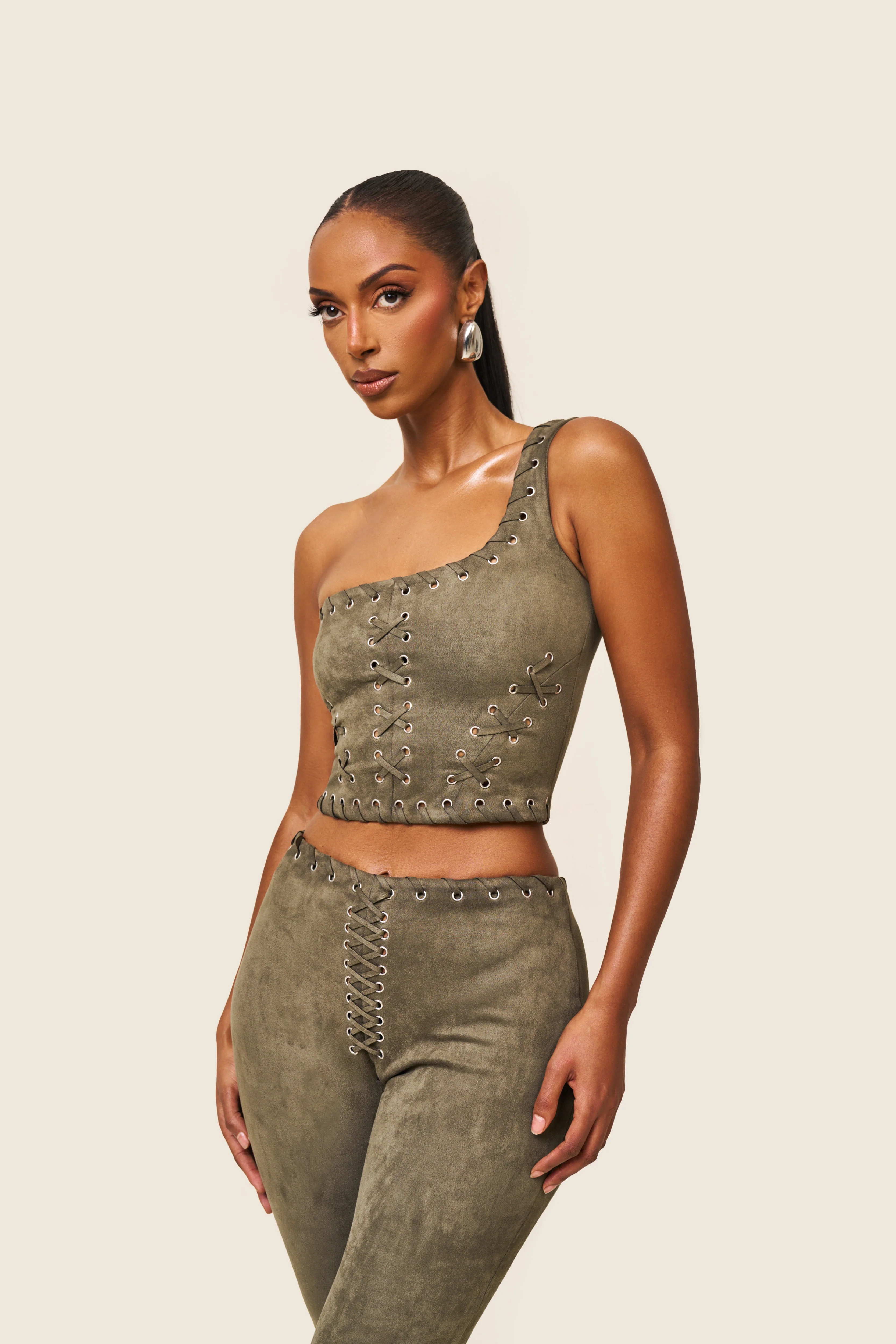 Alesia Suede Corset - Image 4