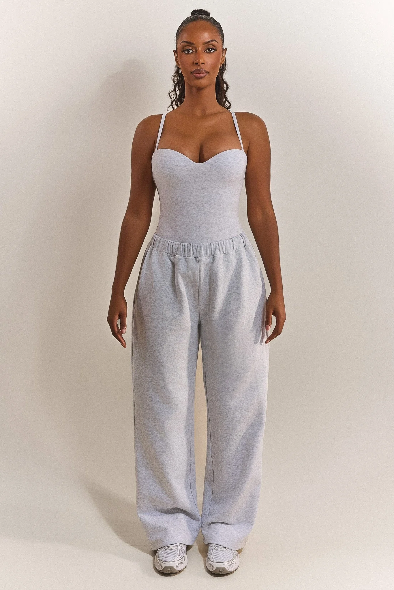 The Basic Jogger in Grey Marl