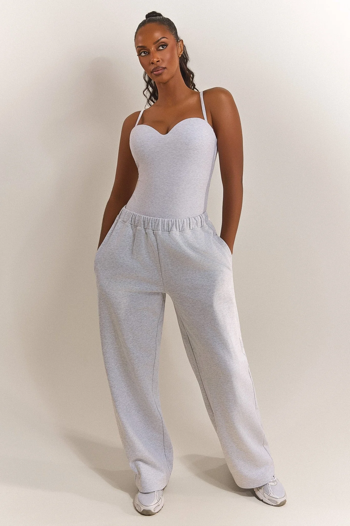 The Basic Jogger in Grey Marl - Image 7