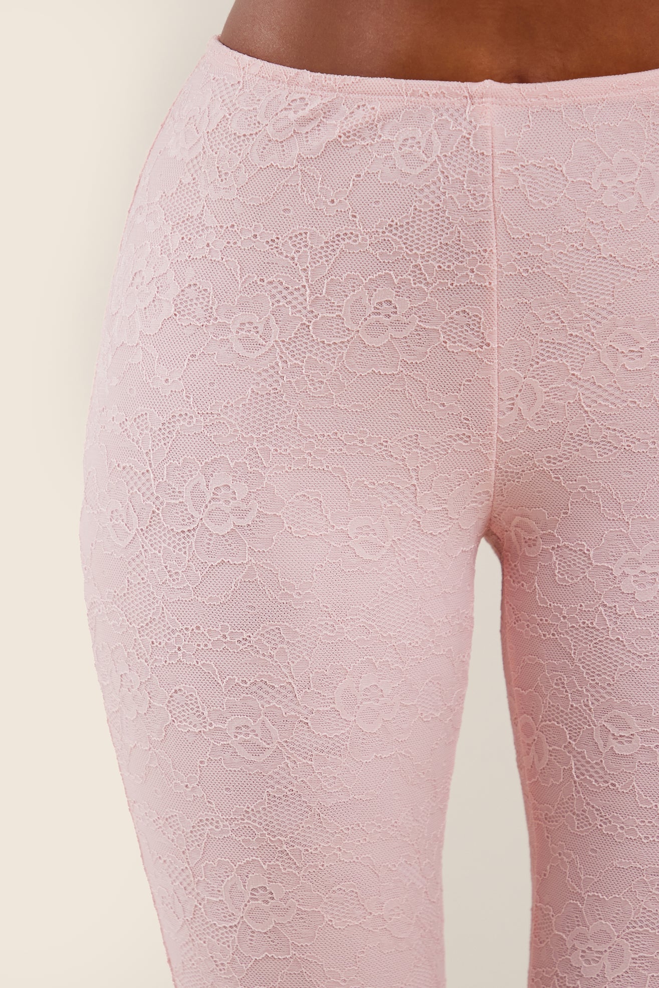 The Brielle Capri Bottoms in Baby Pink - Image 6