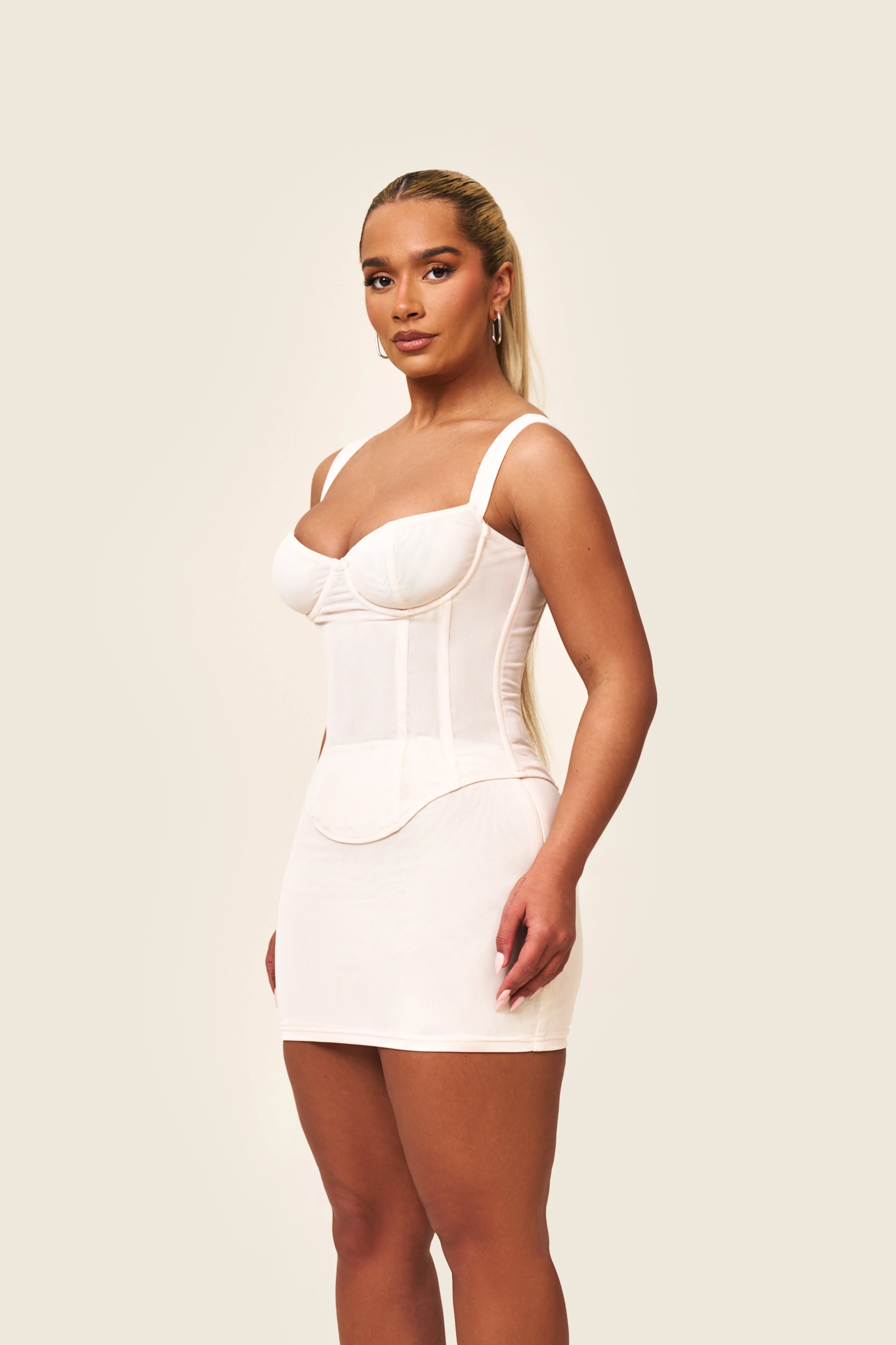 The Cinched Set in Cream - Image 4