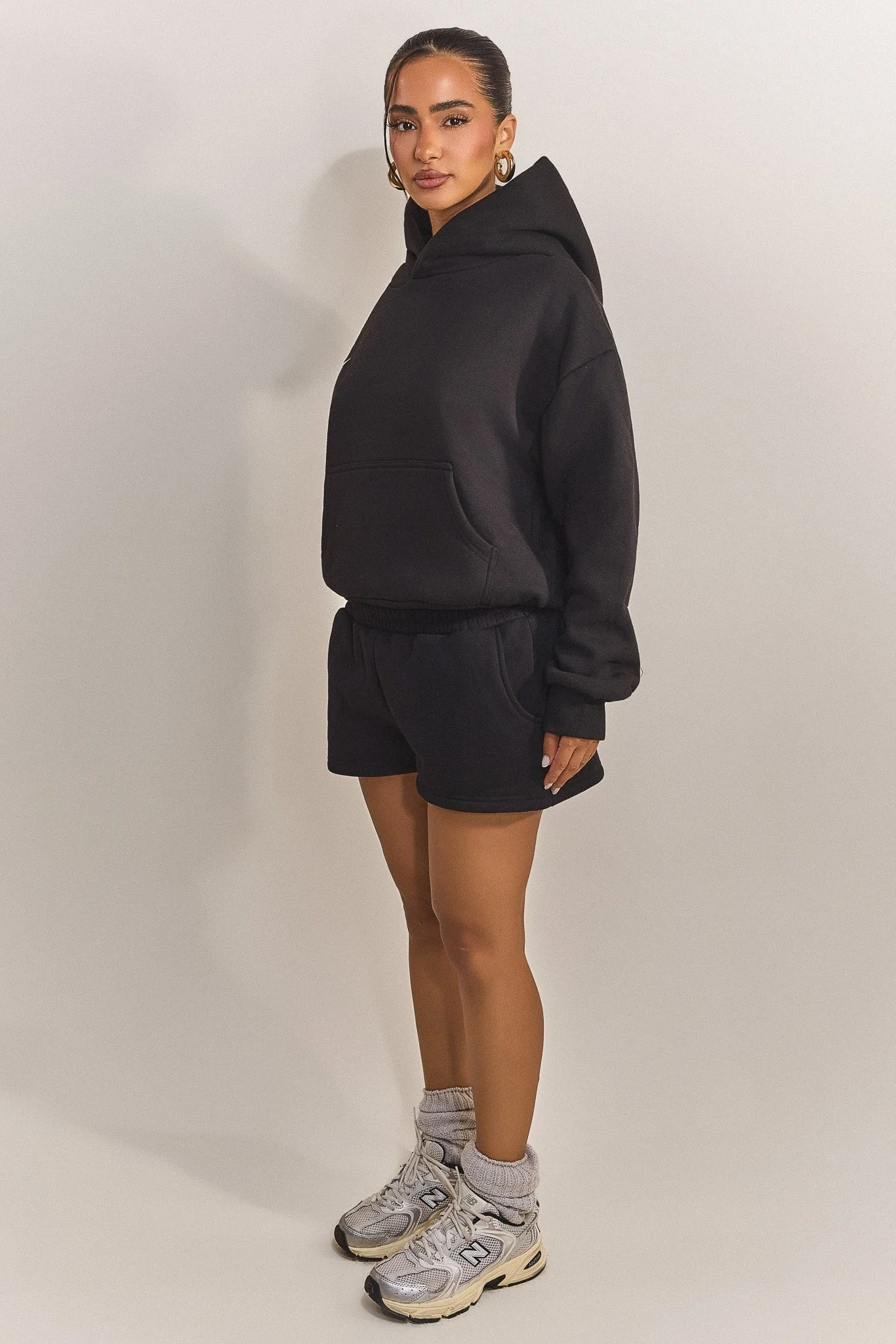 The Classics Hoodie in Black - Image 3