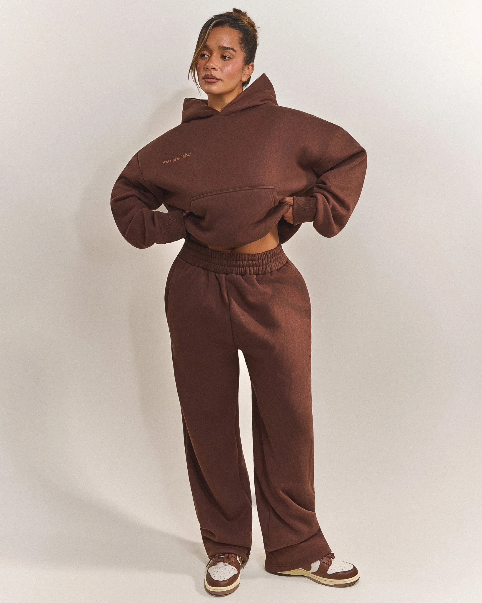 The Classics Hoodie in Brown