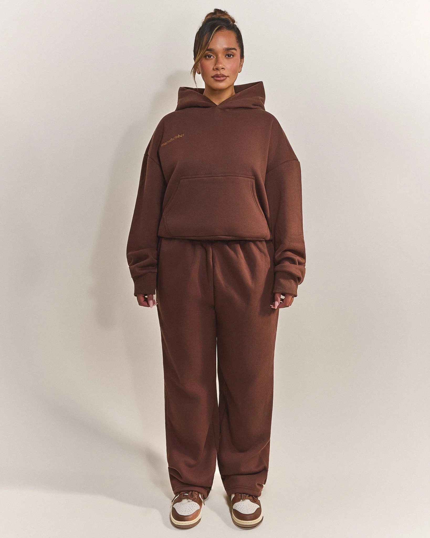The Classics Hoodie in Brown - Image 2
