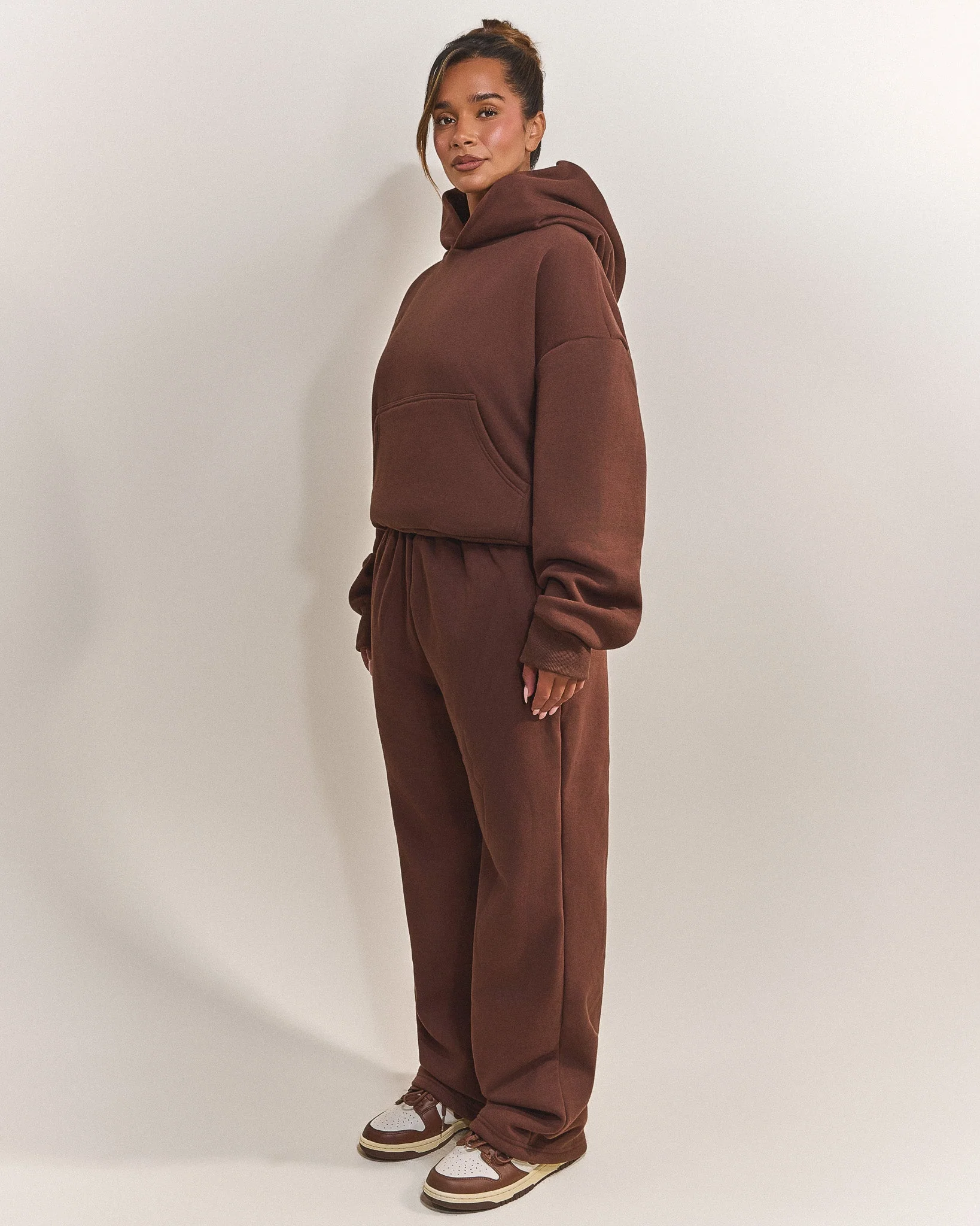 The Classics Hoodie in Brown - Image 3