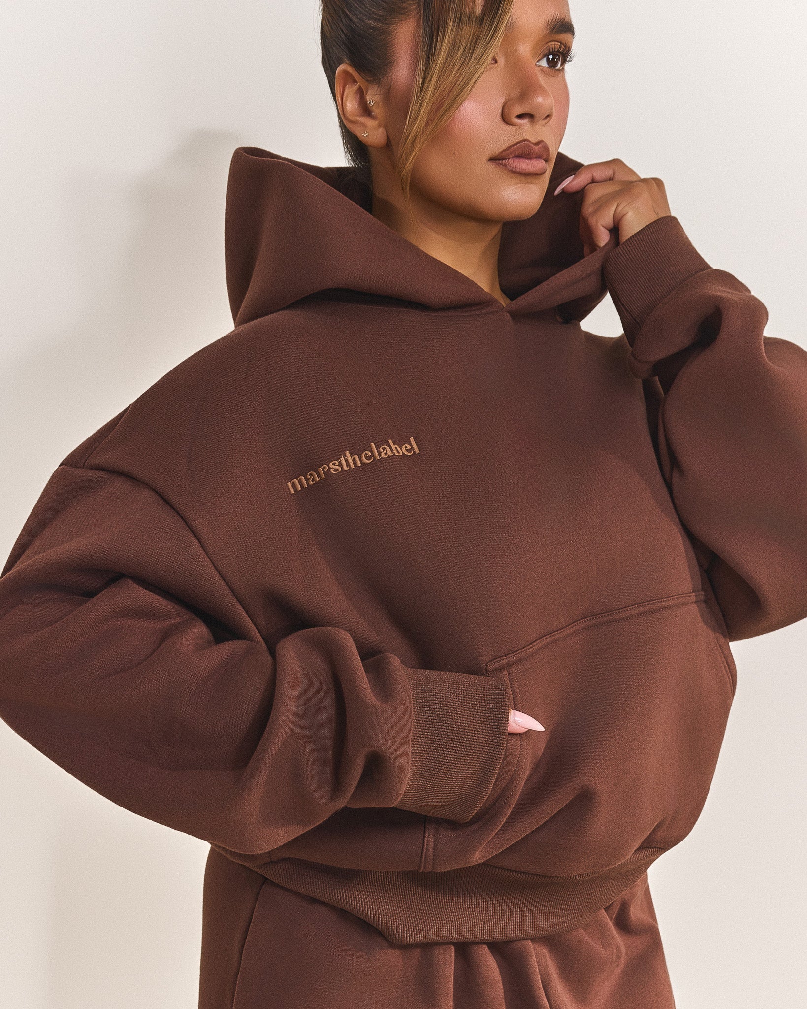 The Classics Hoodie in Brown - Image 5
