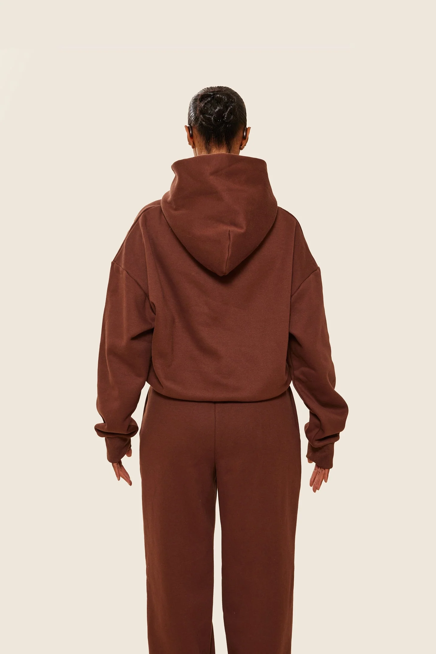 The Classics Hoodie in Brown - Image 9