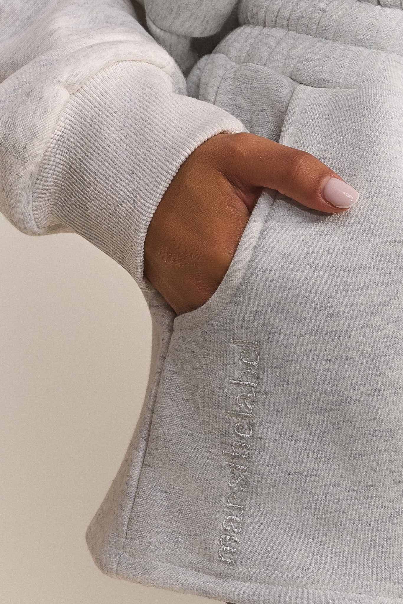 The Classics Shorts in Grey Marl - Image 5