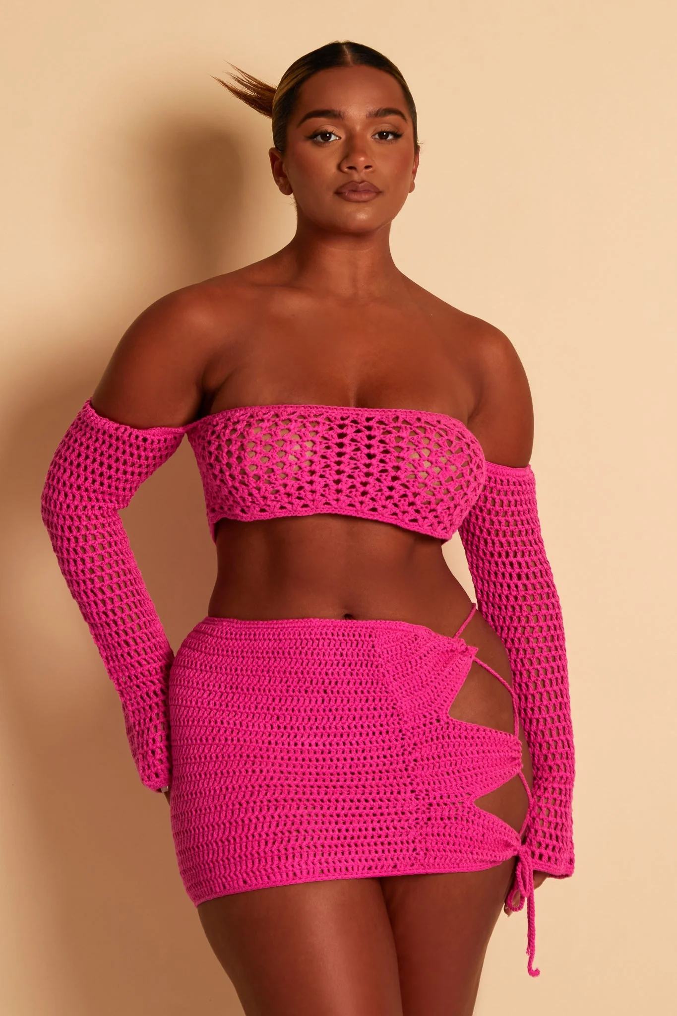 The Crochet Set in Pink - Image 5