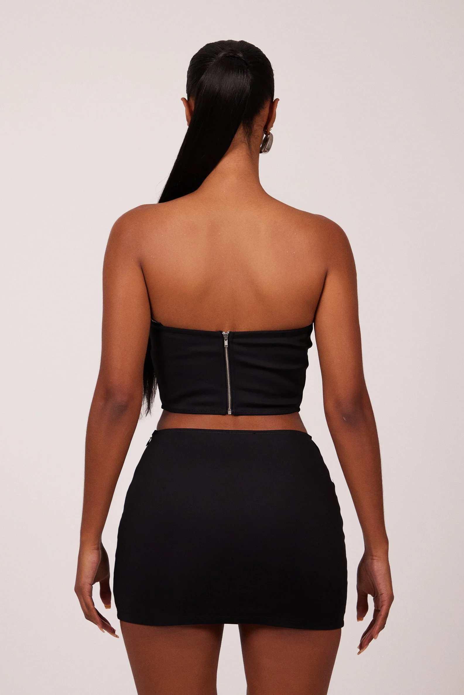 The Diamond Seam Set in Black - Image 5