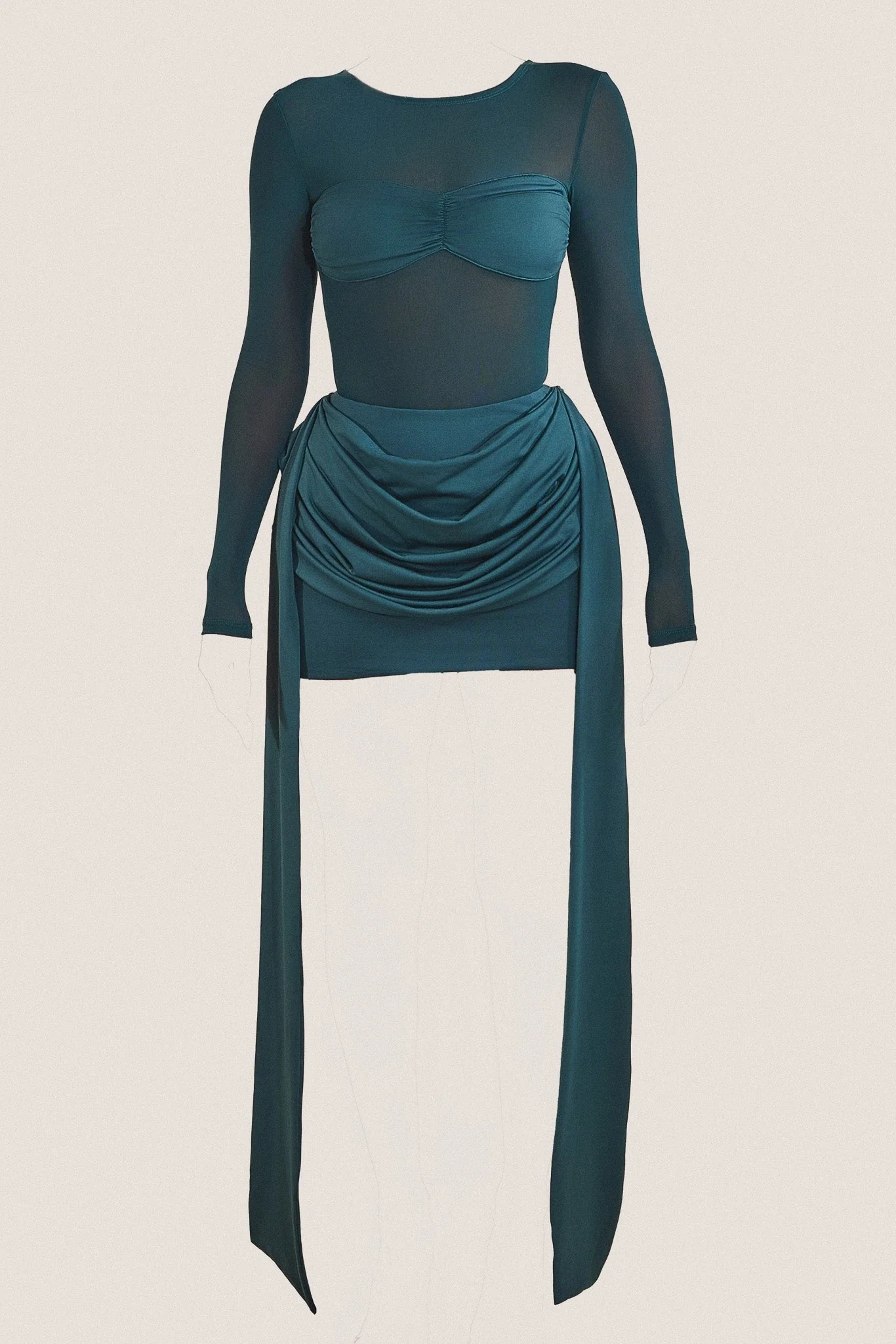 The Yara Skirt in Teal - Image 10