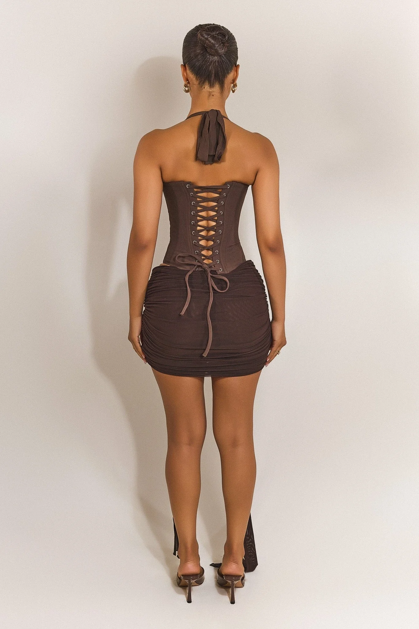 The Zadie Skirt in Brown - Image 6