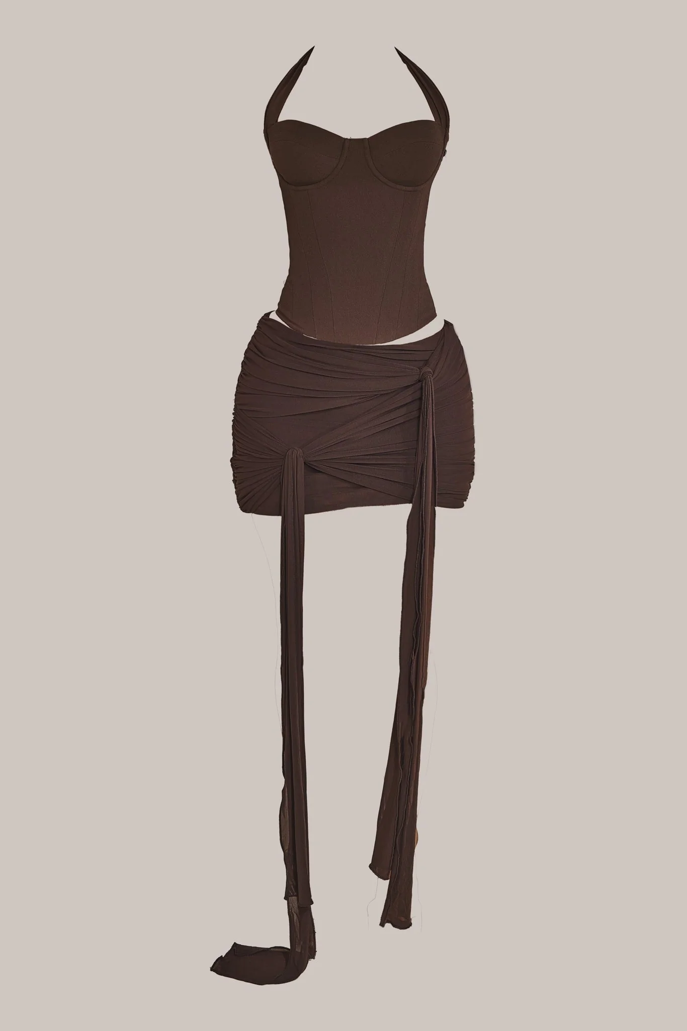 The Zadie Skirt in Brown - Image 7