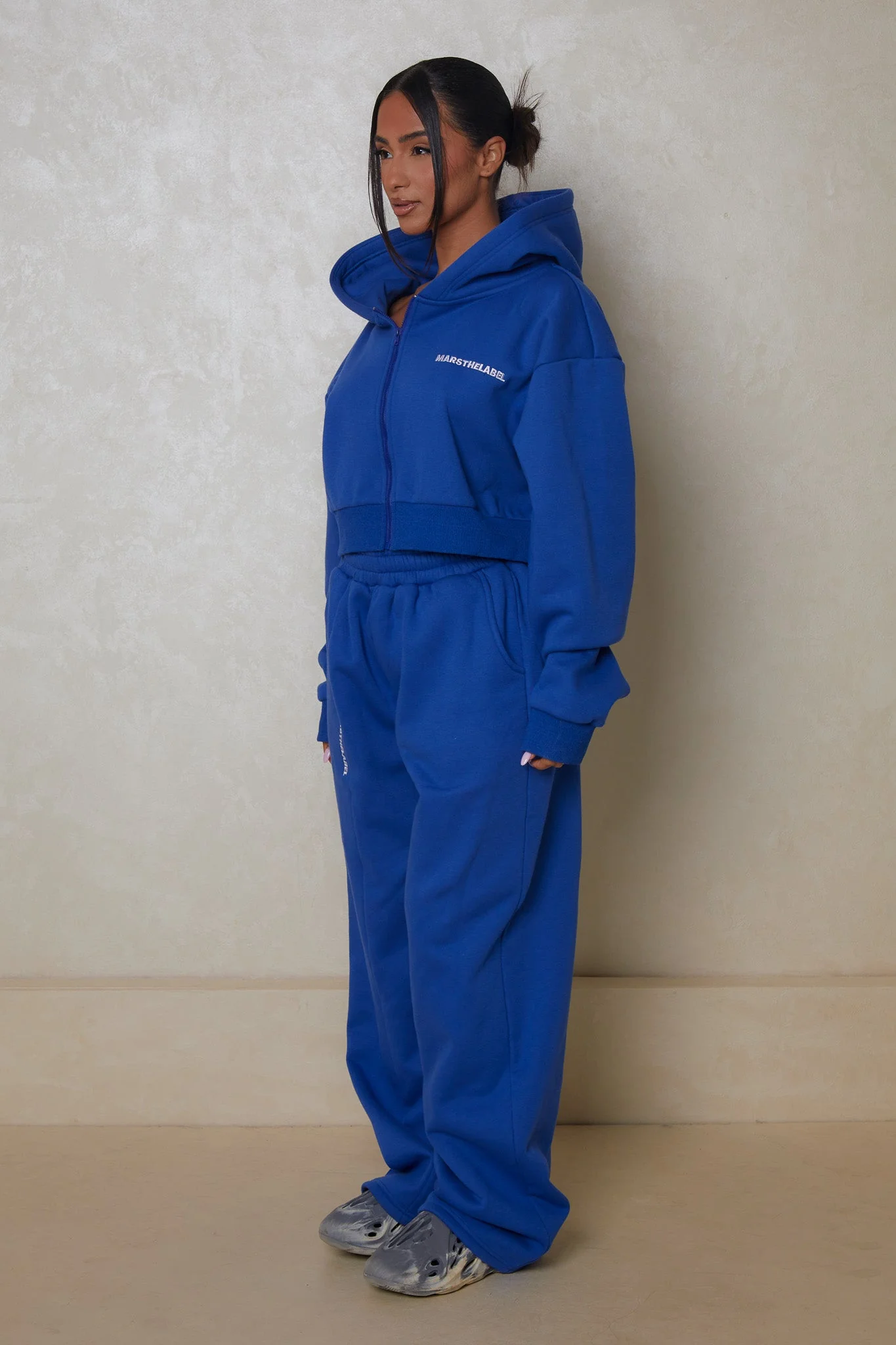 The Essentials Cropped Jacket - Cobalt - Image 5
