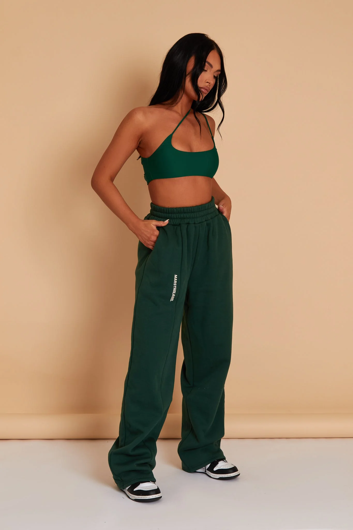 The Essentials Joggers in Forest Green - Image 14