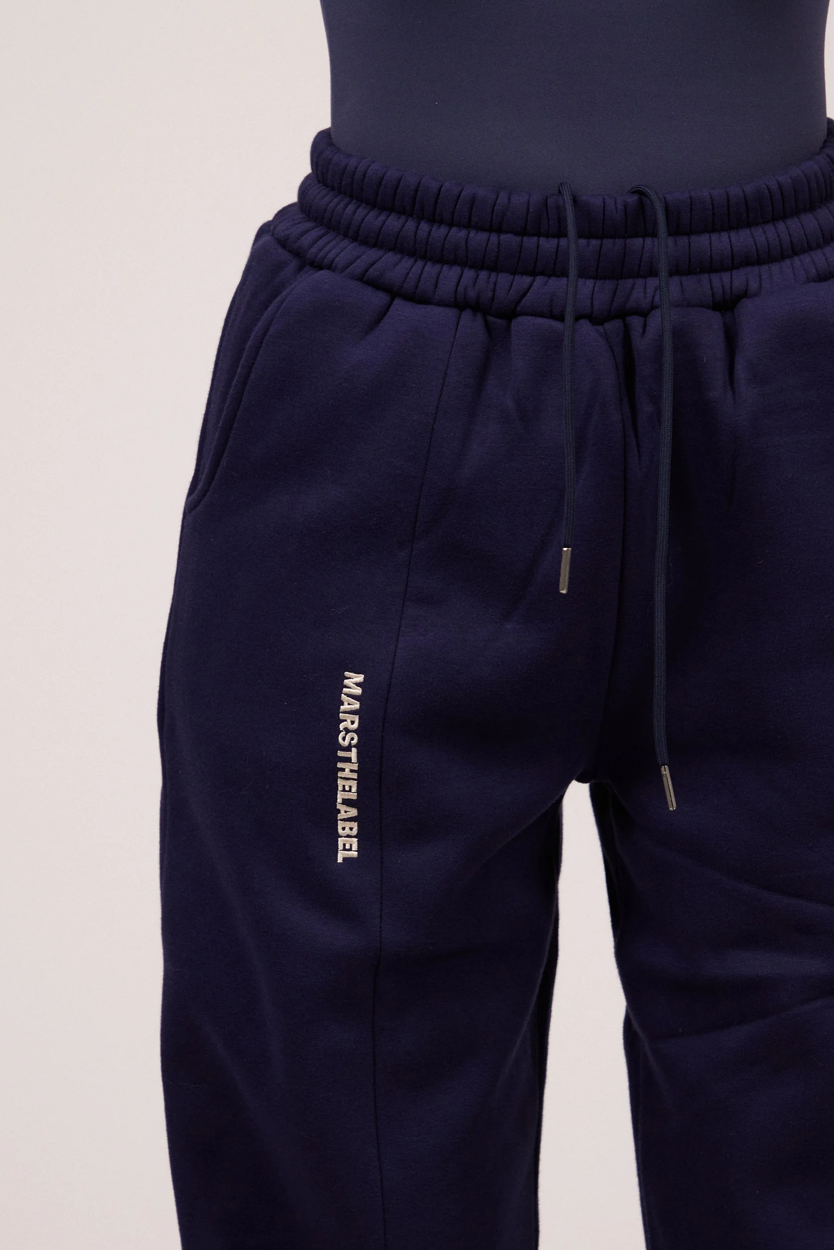 The Essentials Joggers in Navy - Image 3