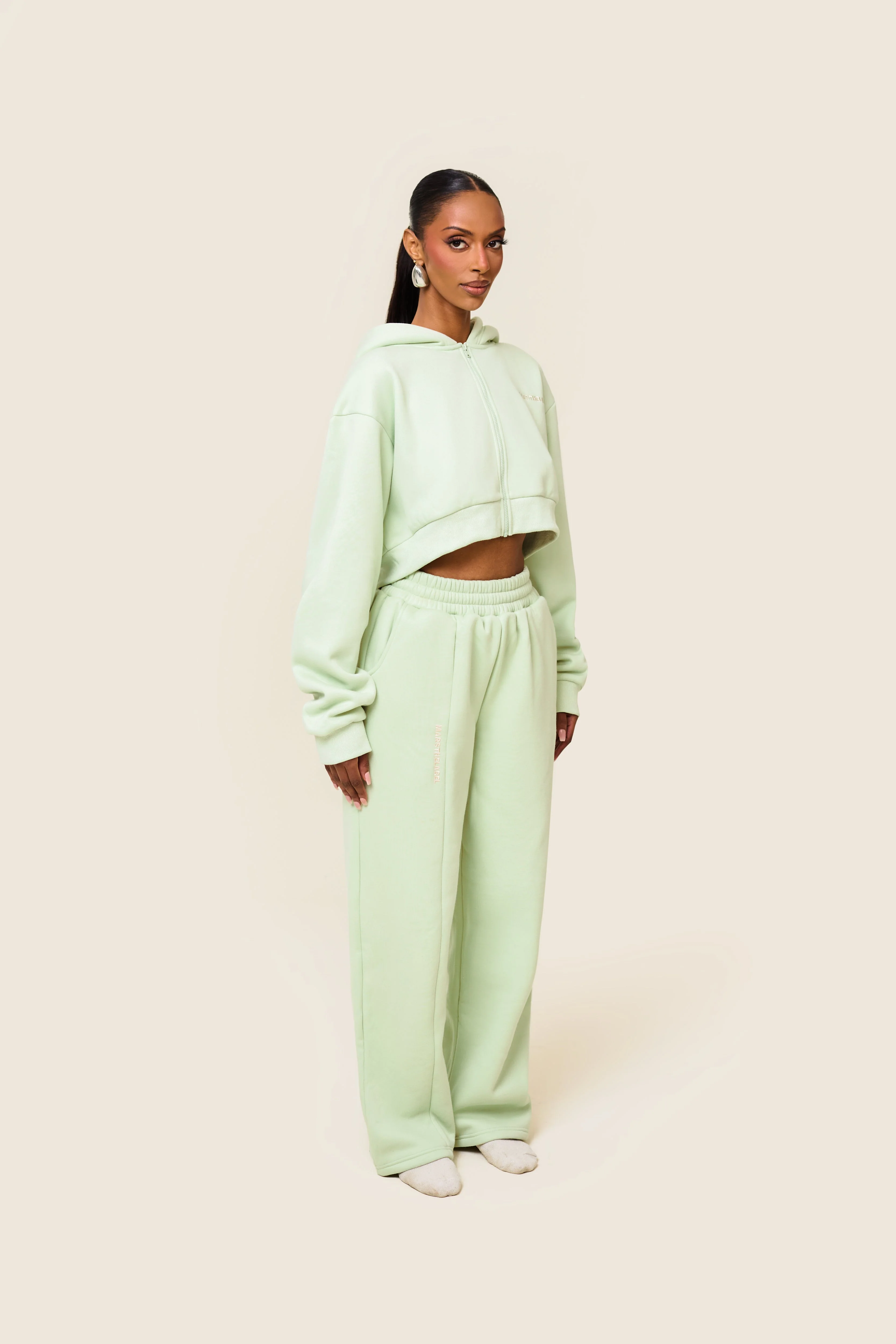 The Essentials Joggers in Sage - Image 3