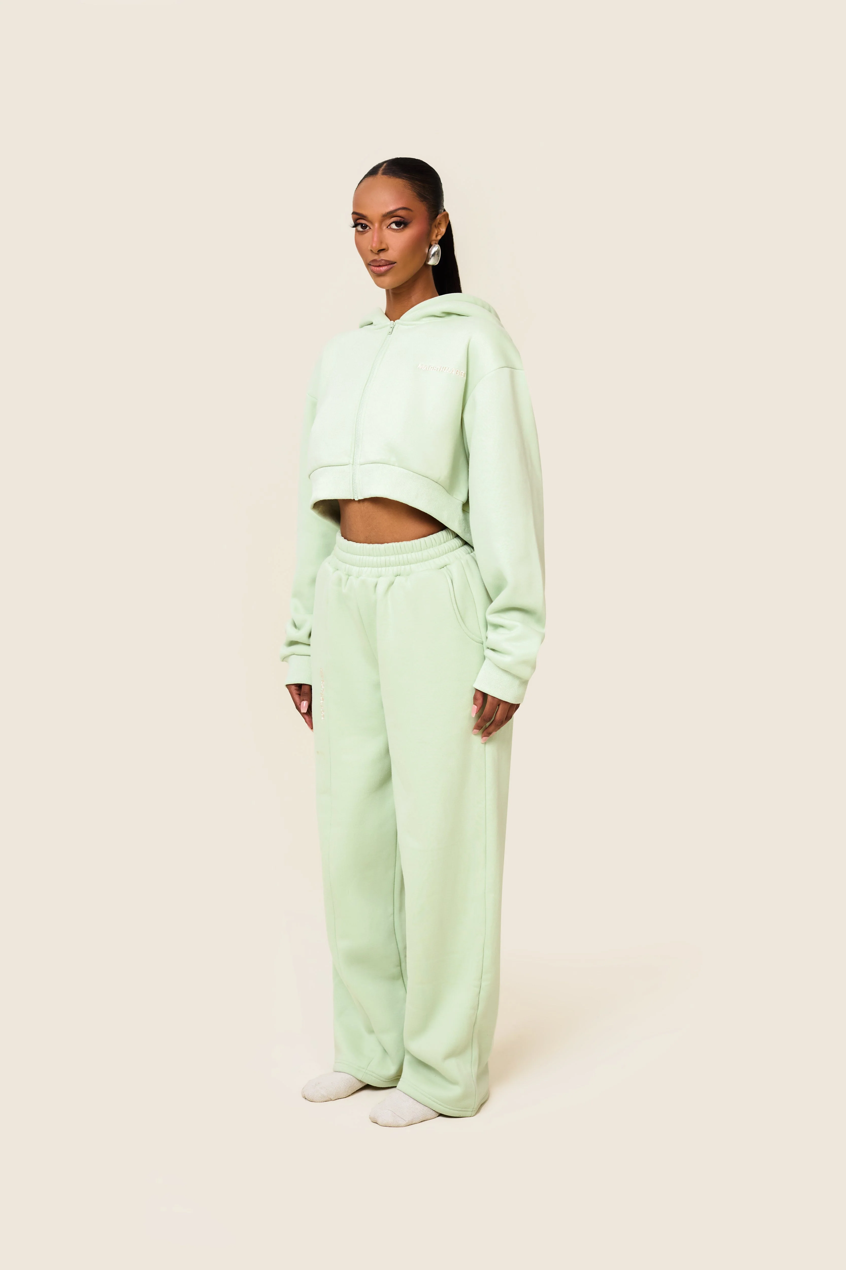The Essentials Joggers in Sage - Image 4