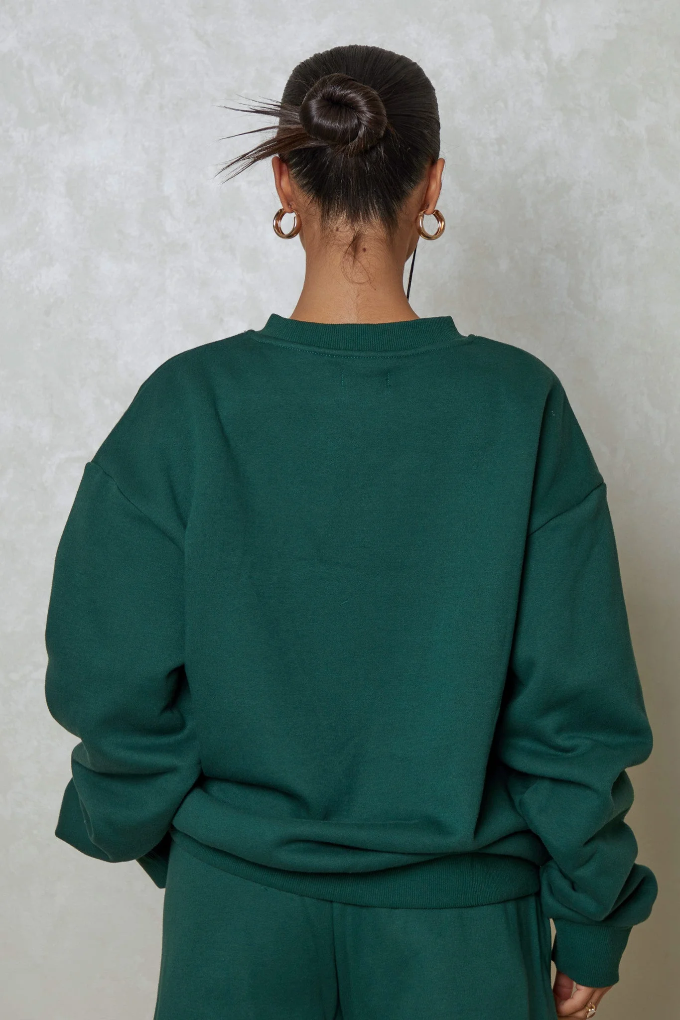 The Essentials Sweater in Forest Green - Image 3