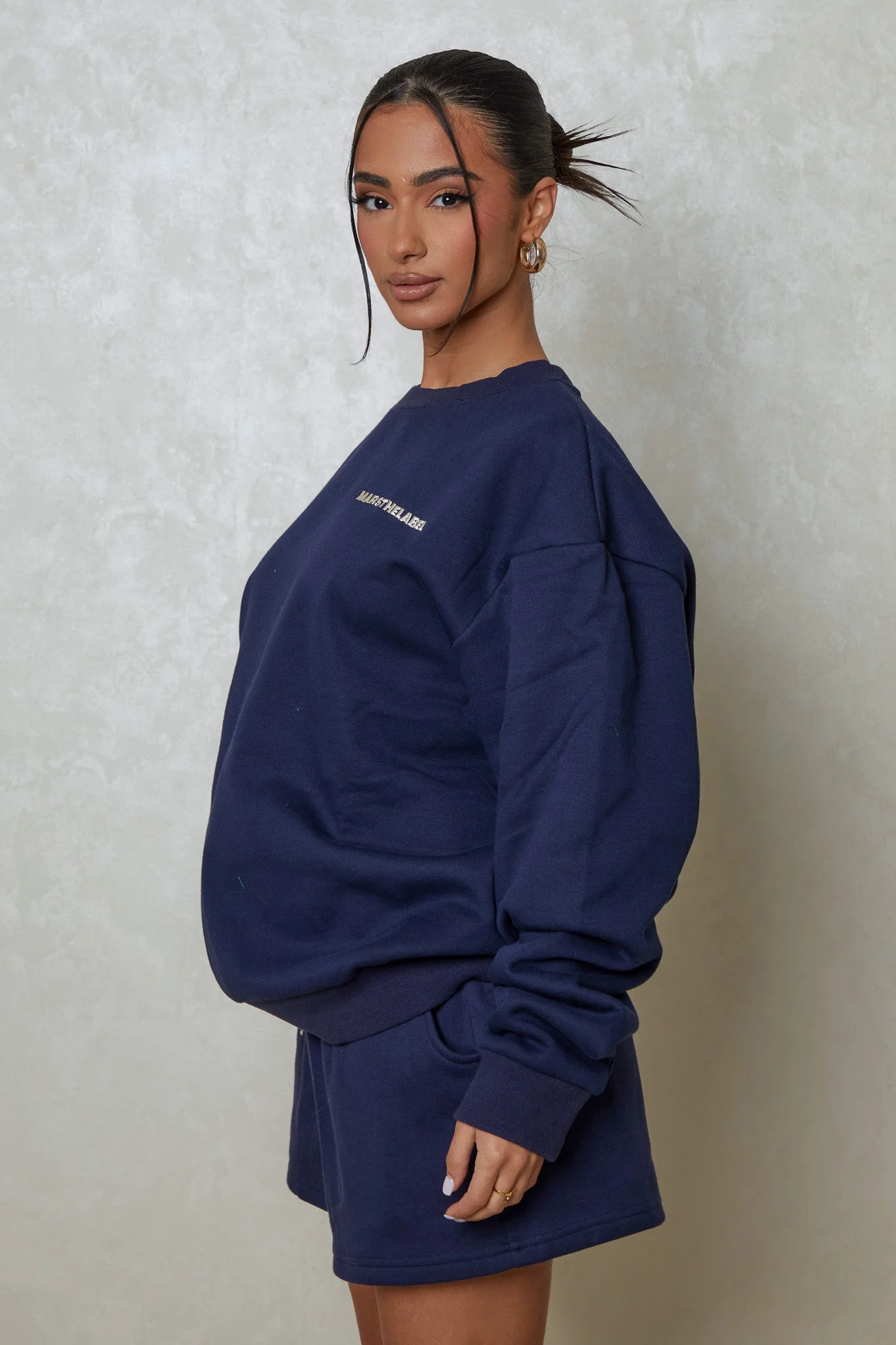 The Essentials Sweater in Navy - Image 5