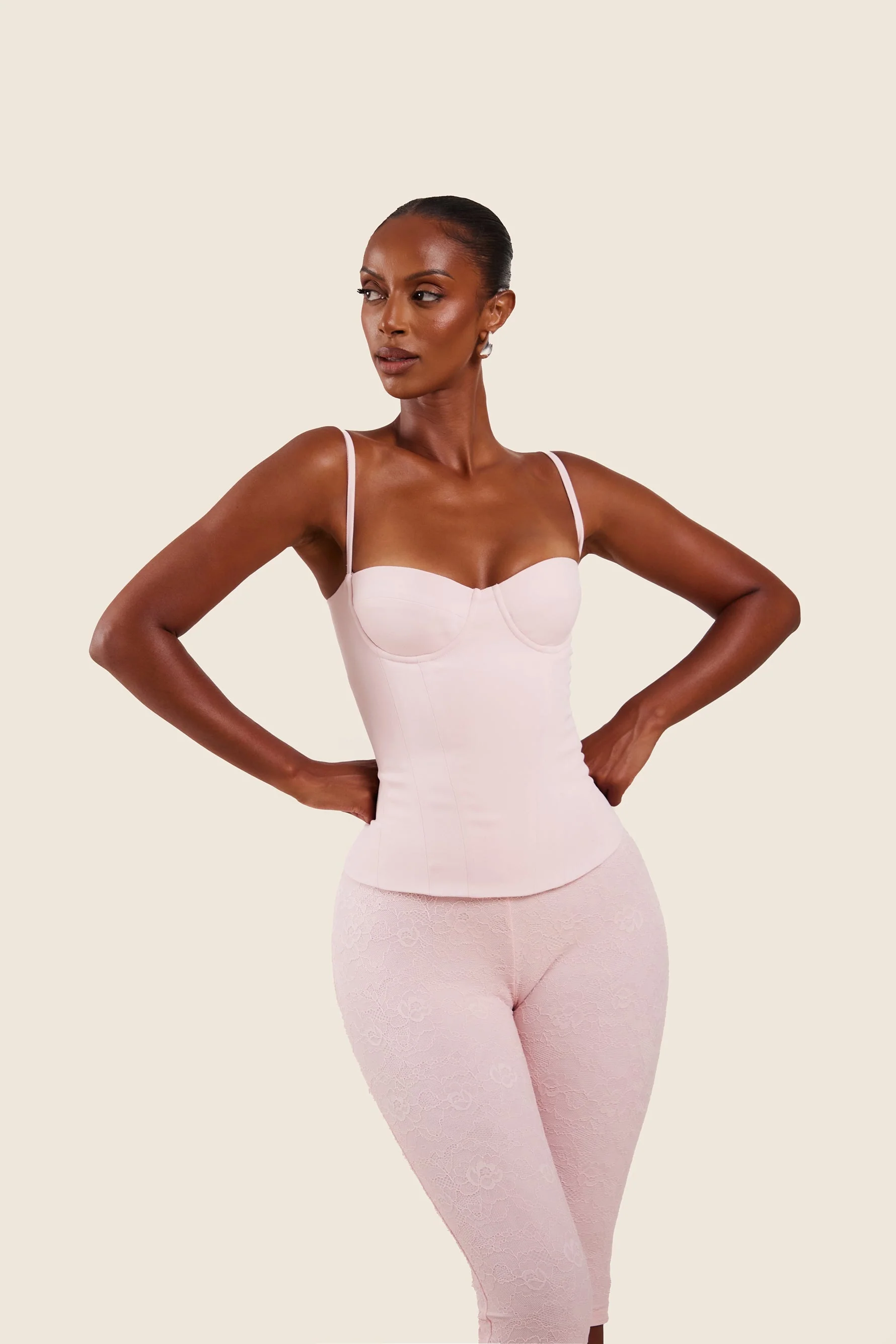 The Everly Corset in Baby Pink - Image 6