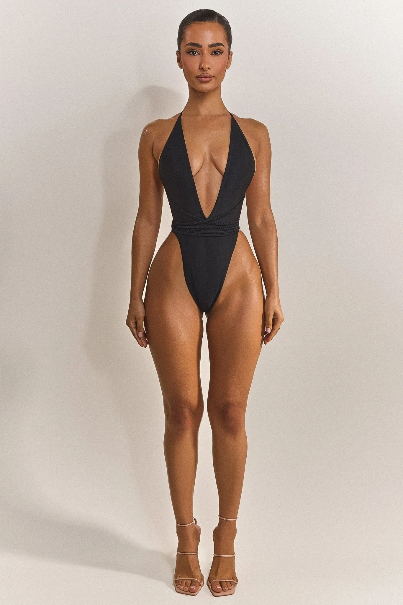The Fishtail Swim in Black