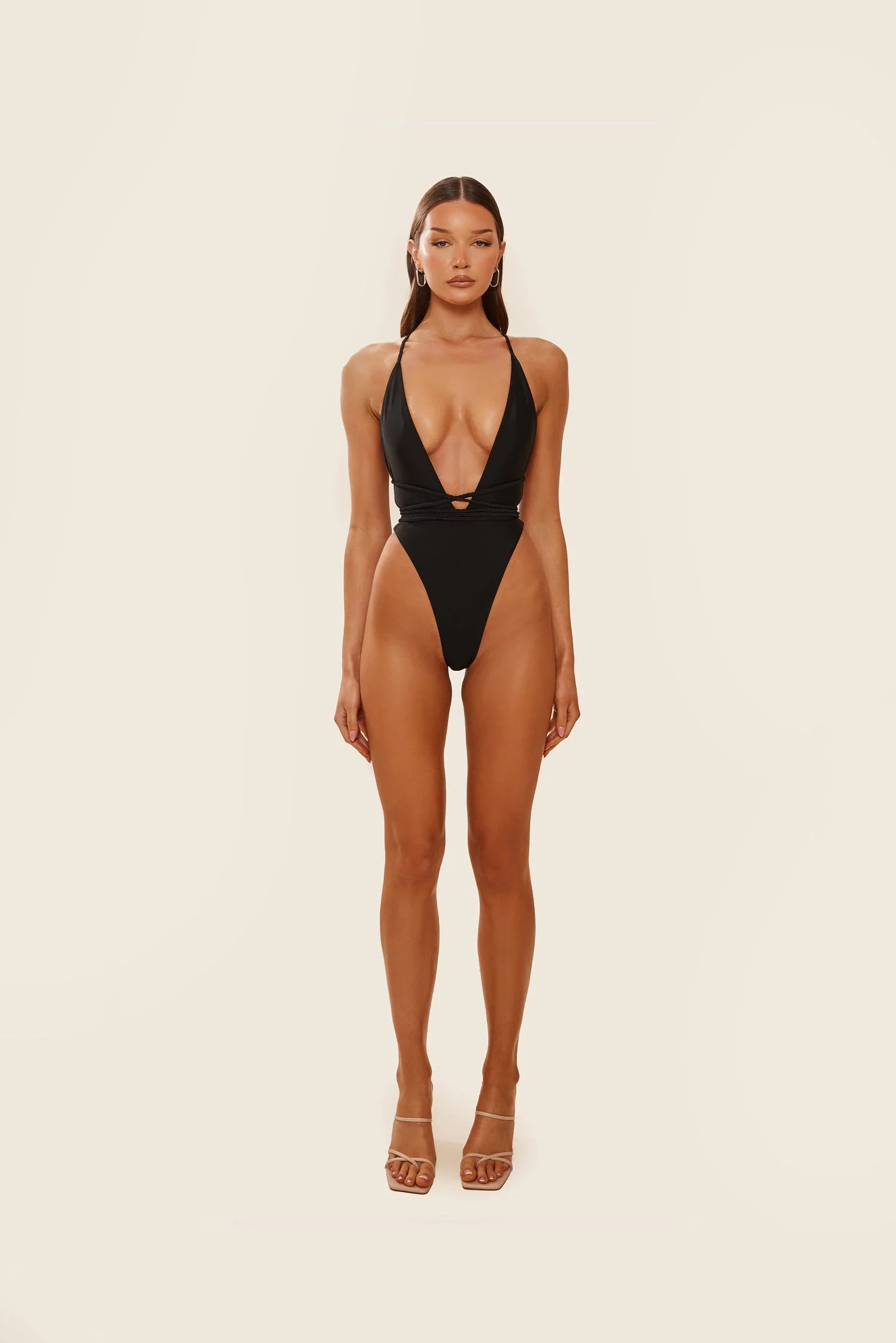 The Fishtail Swim in Black - Image 7