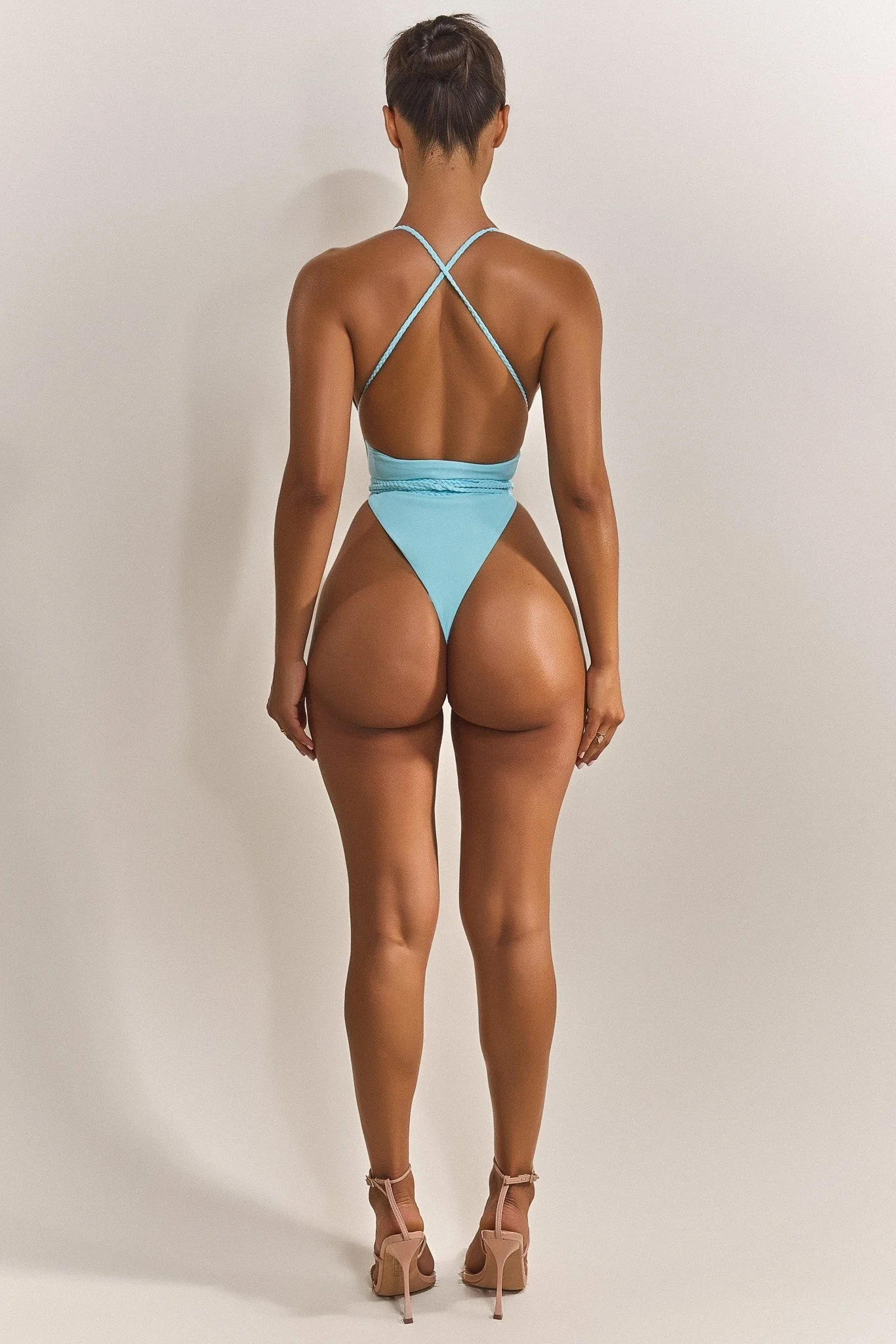 The Fishtail Swim in Powder Blue - Image 3