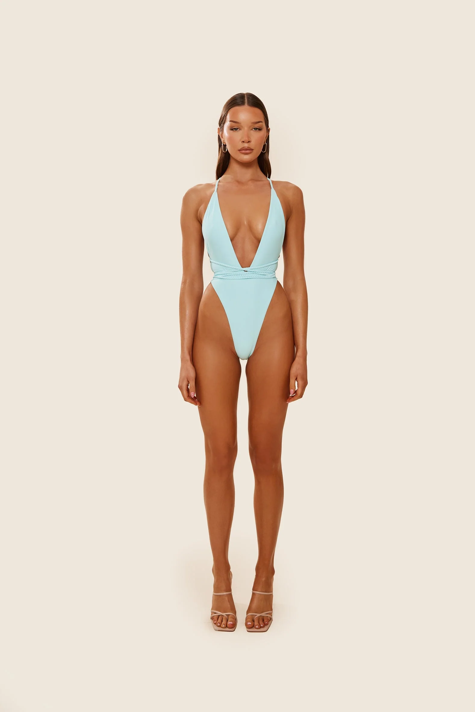 The Fishtail Swim in Powder Blue - Image 9
