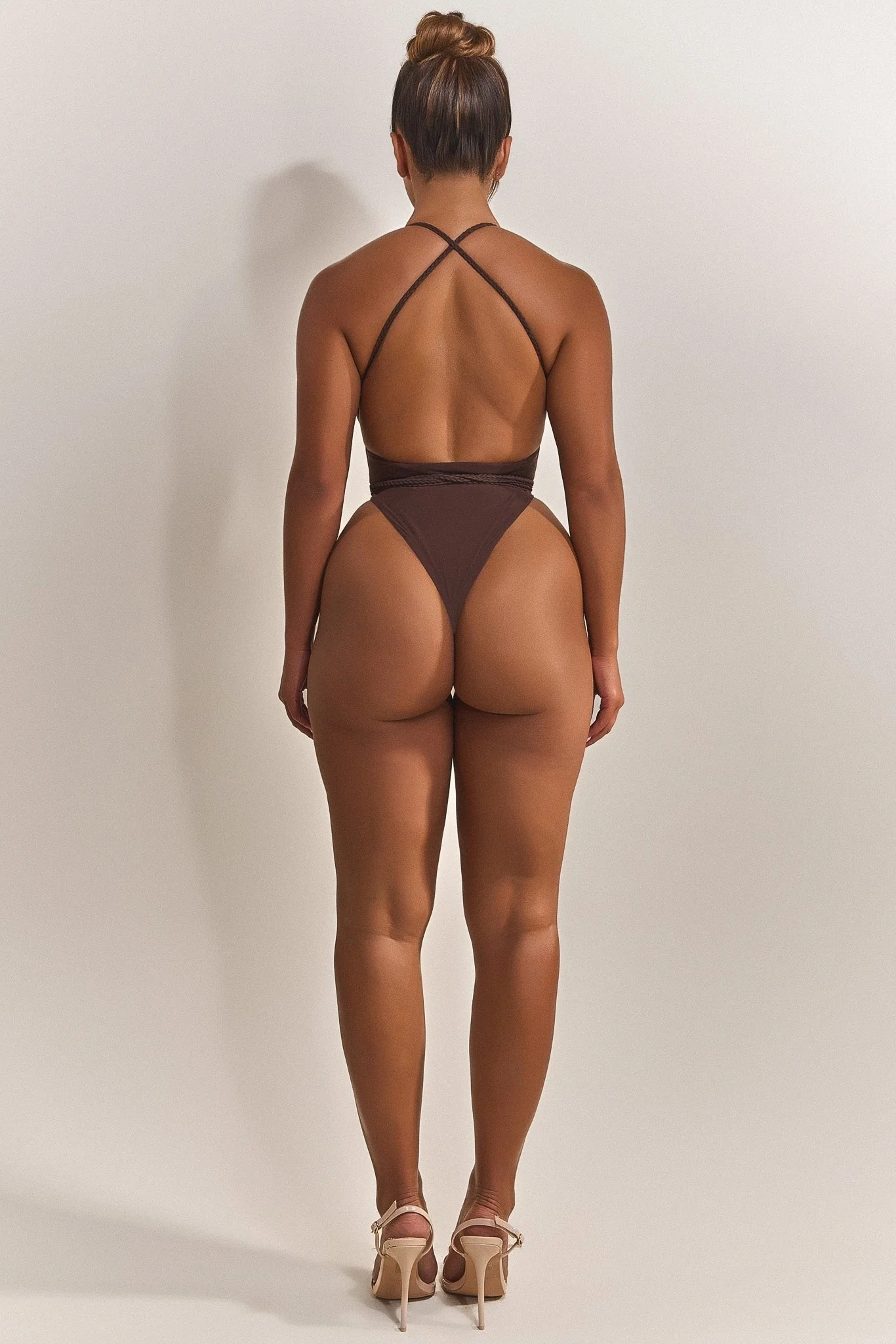 The Fishtail Swim in Brown - Image 3