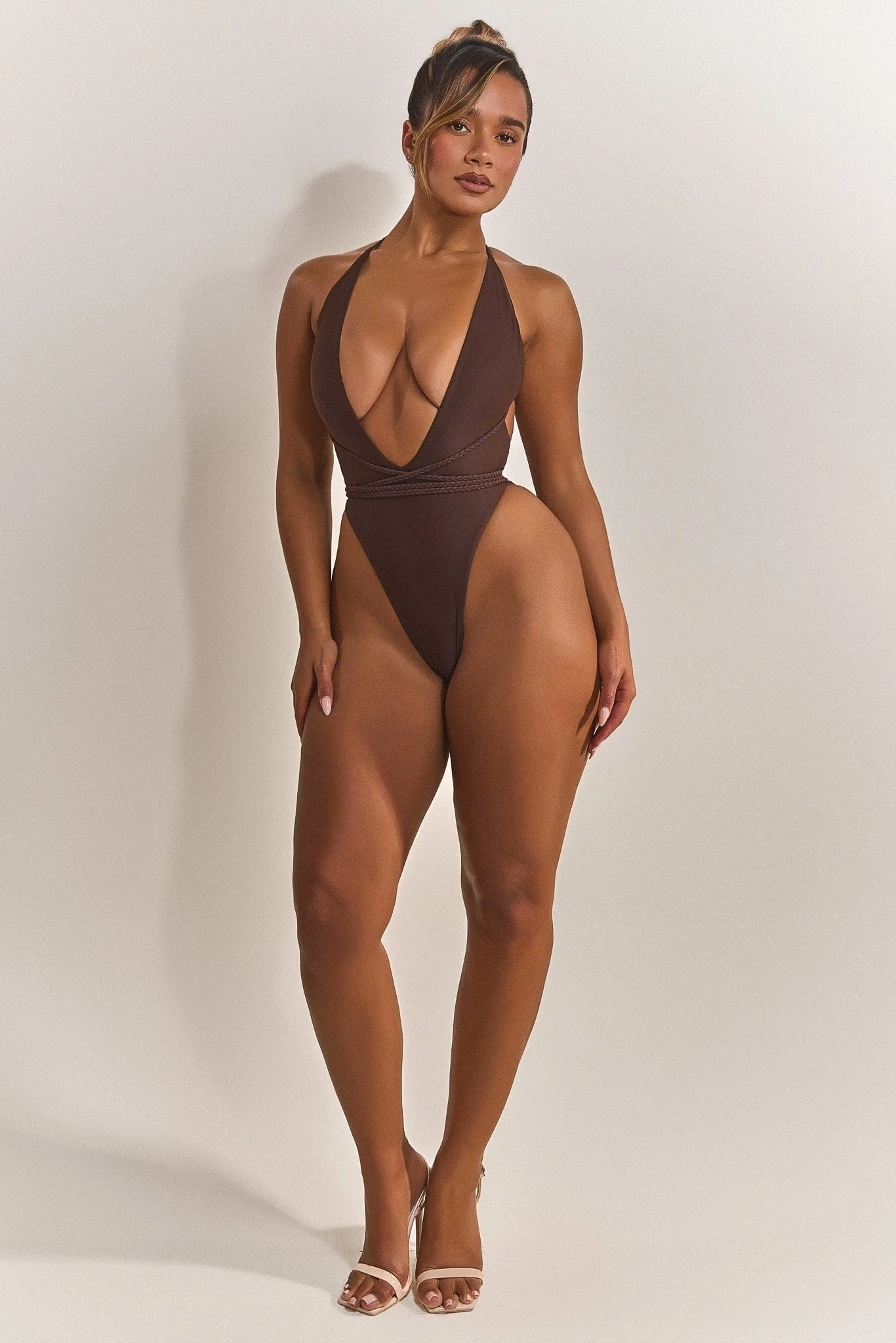 The Fishtail Swim in Brown - Image 5