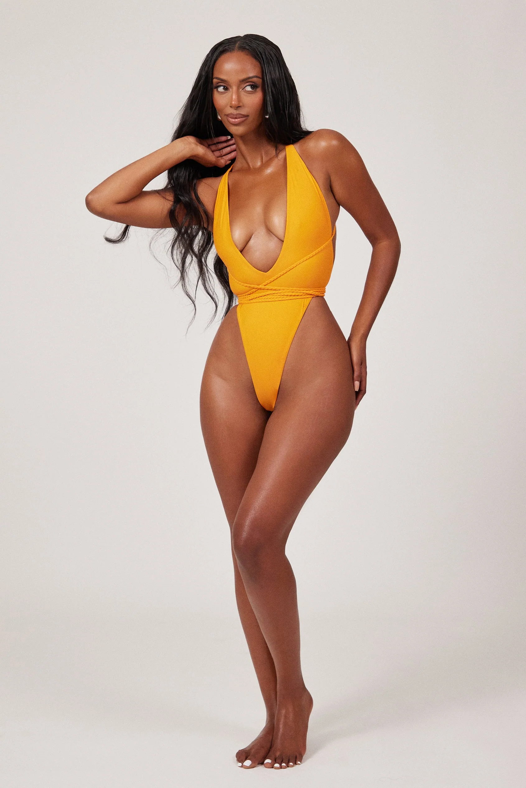 The Fishtail Swim in Orange - Image 11