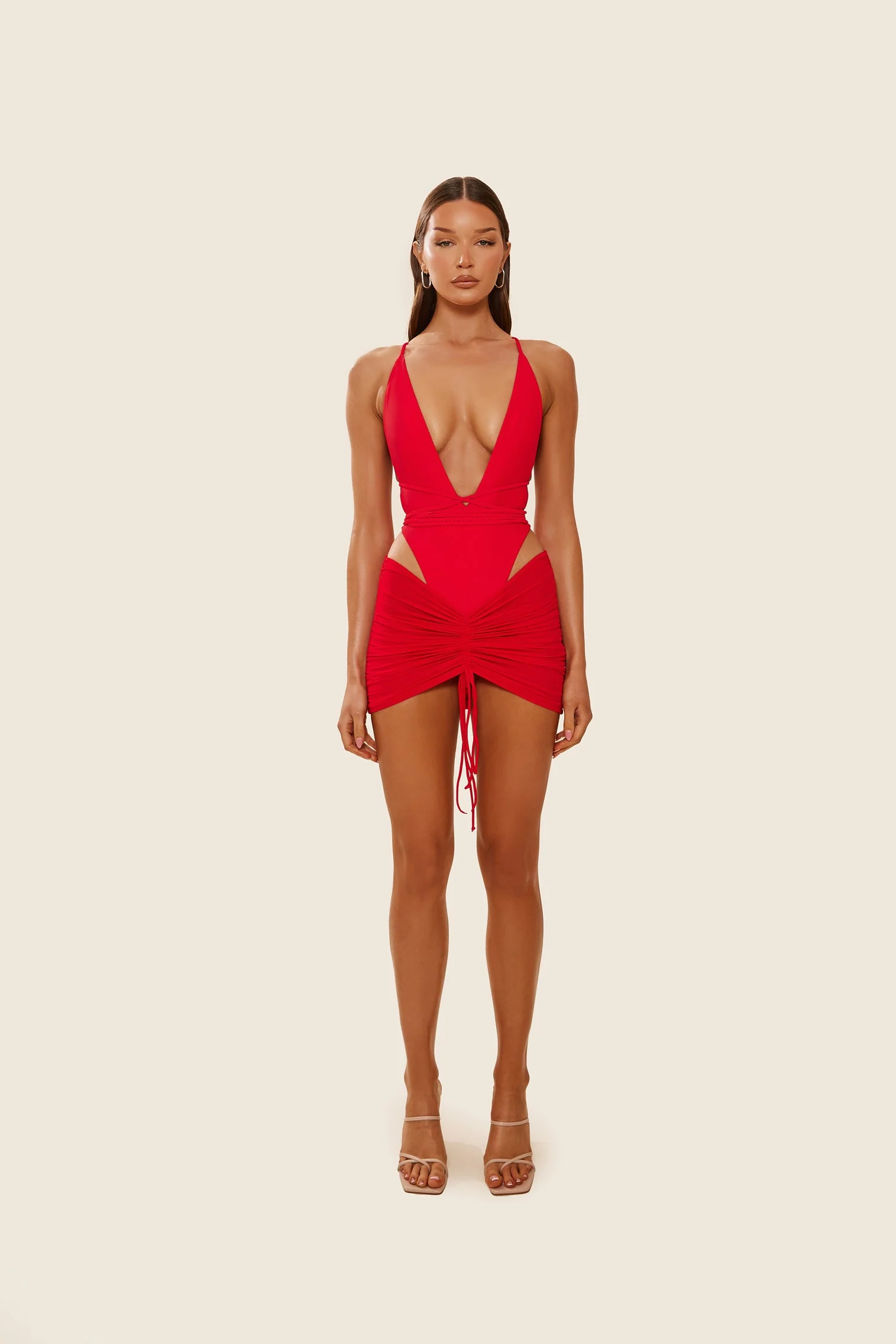 The Fishtail Swim in Red - Image 4