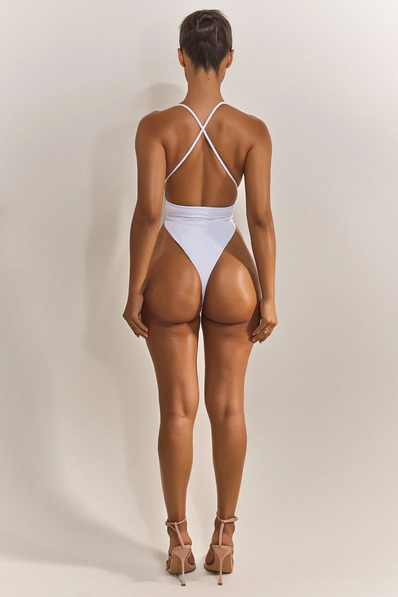 The Fishtail Swim in White - Image 3