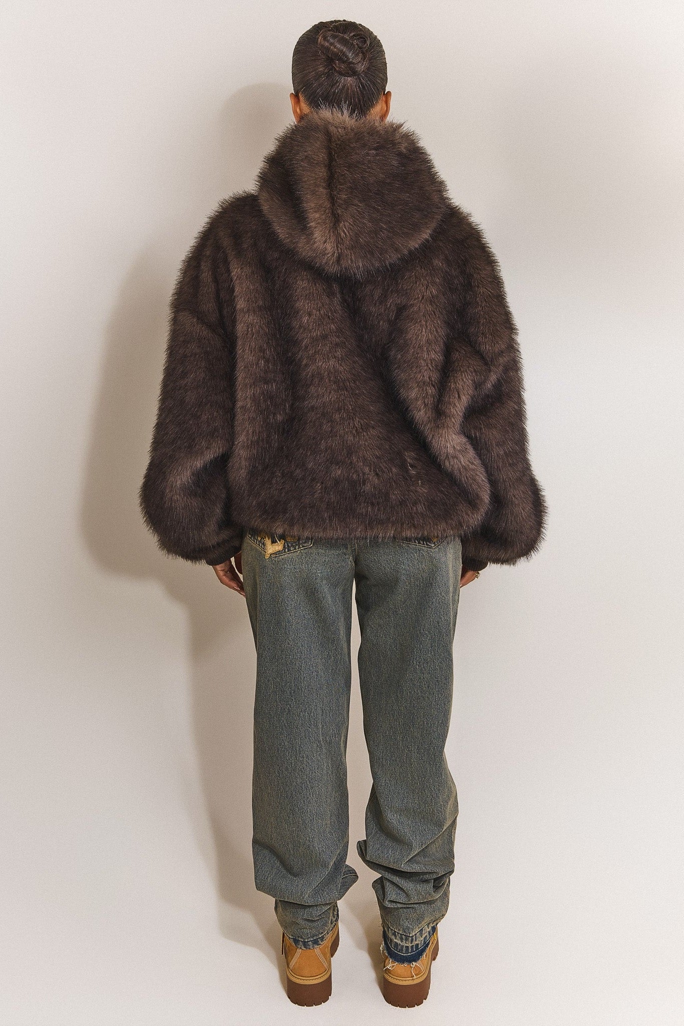 The Blair Hoodie in Brown - Image 6