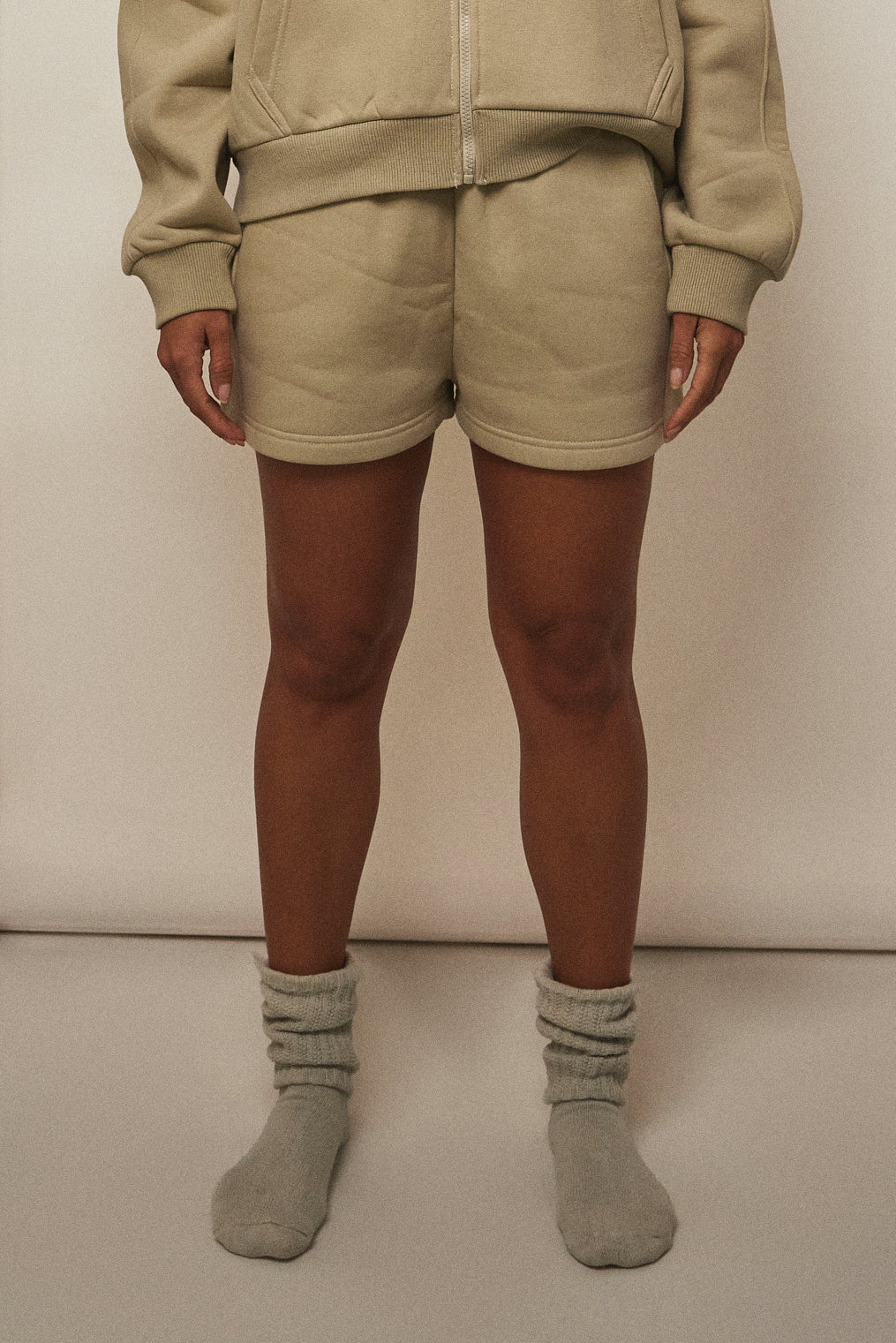 The Graphic Varsity Shorts in Stone - Image 11