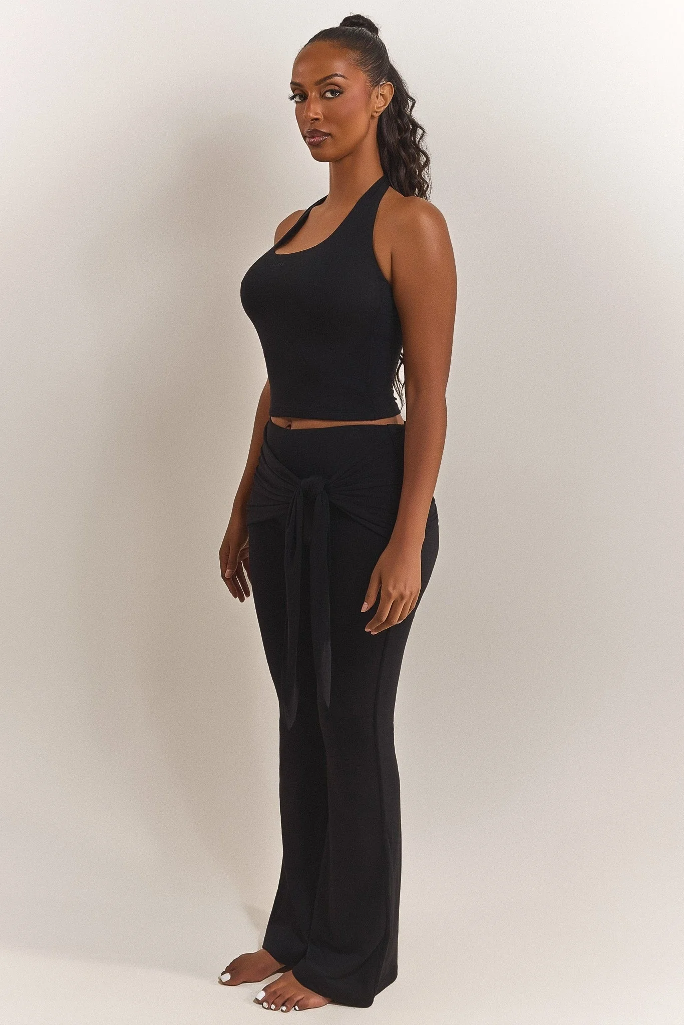 The Halter Vest in Black - Image 5