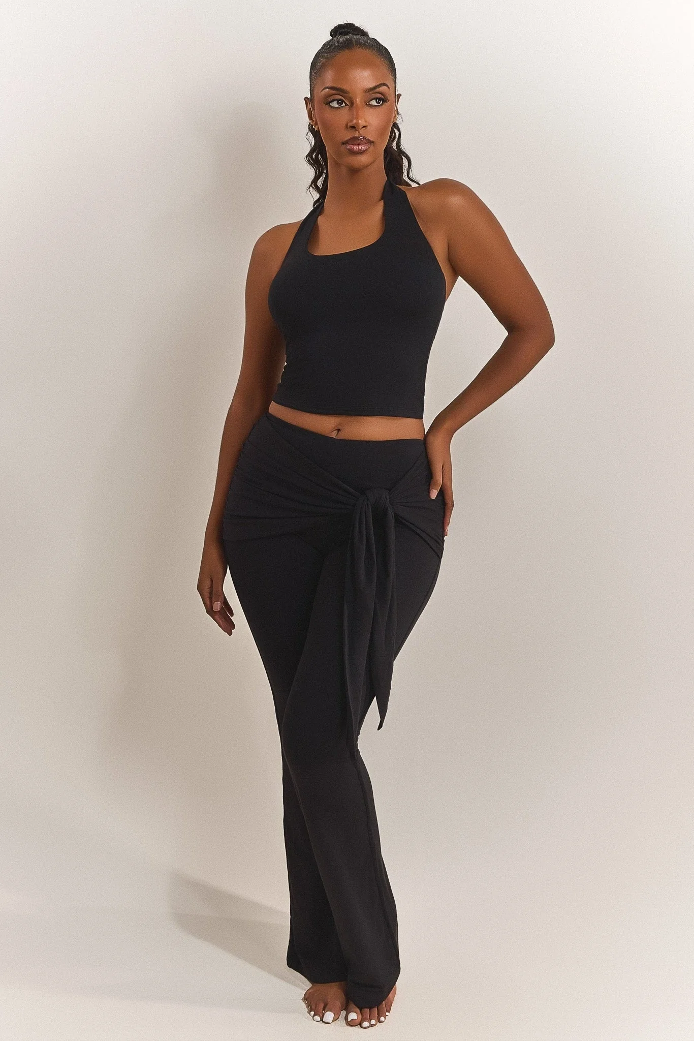 The Halter Vest in Black - Image 6