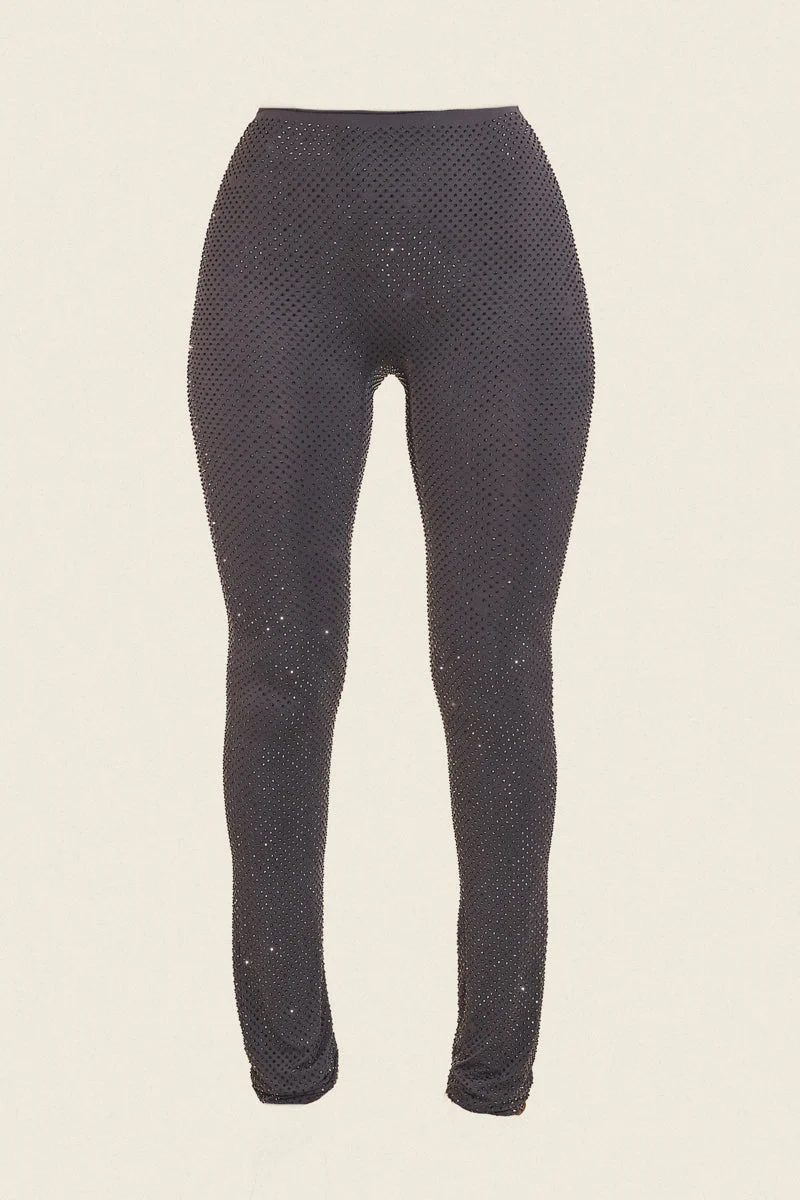 The Leia Trousers in Charcoal Hotfix - Image 5