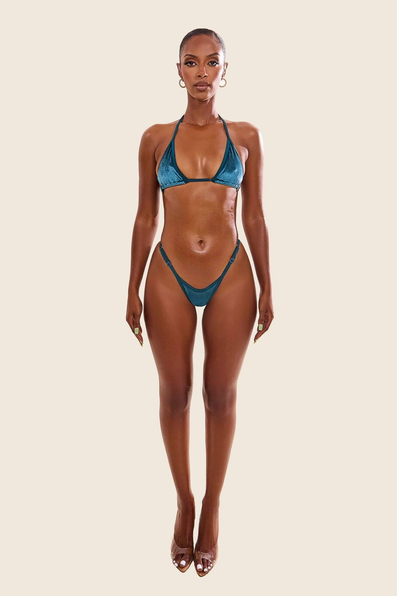 The Jordyn Coverup in Teal - Image 5
