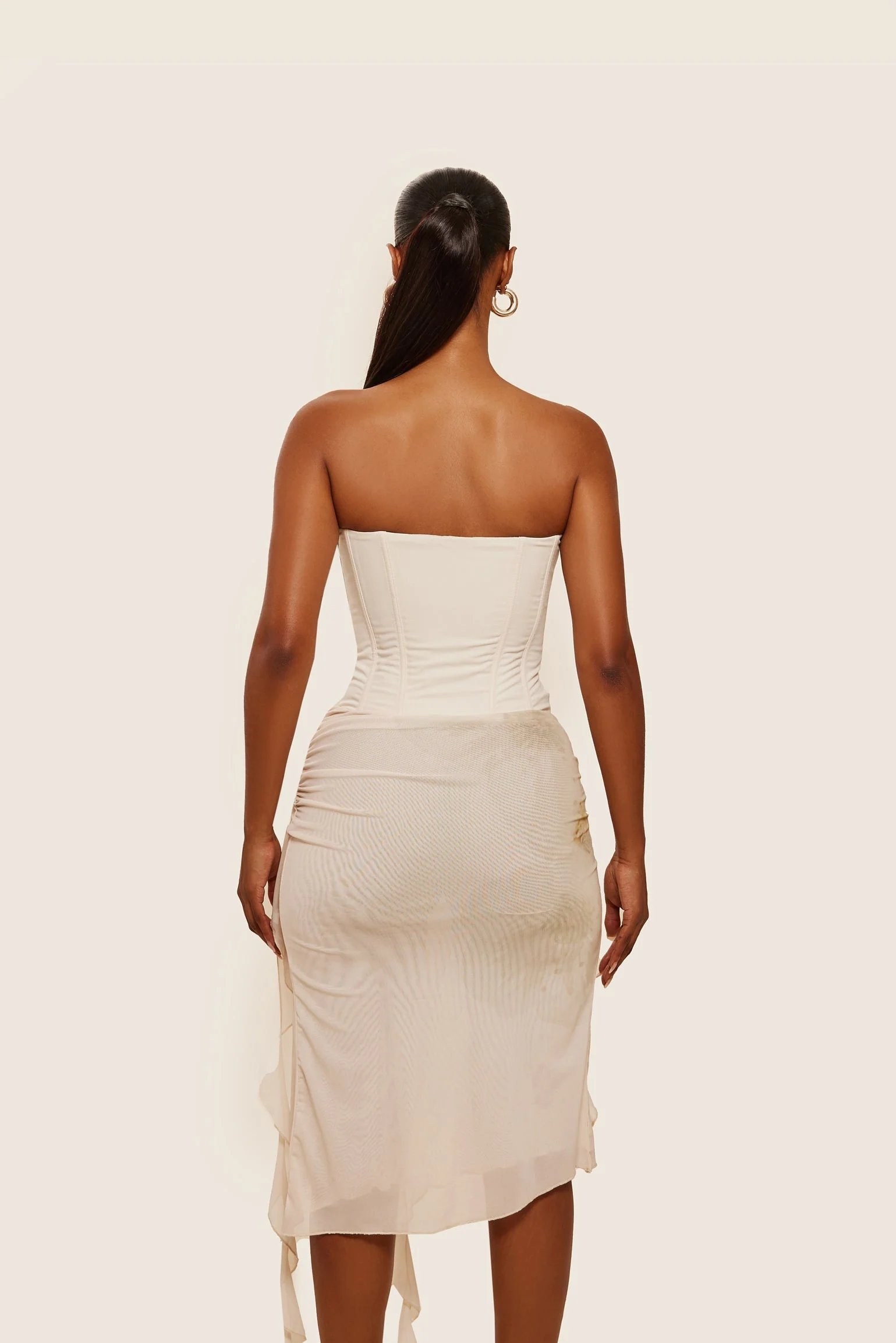 The Kaytee Corset in Off White - Image 9