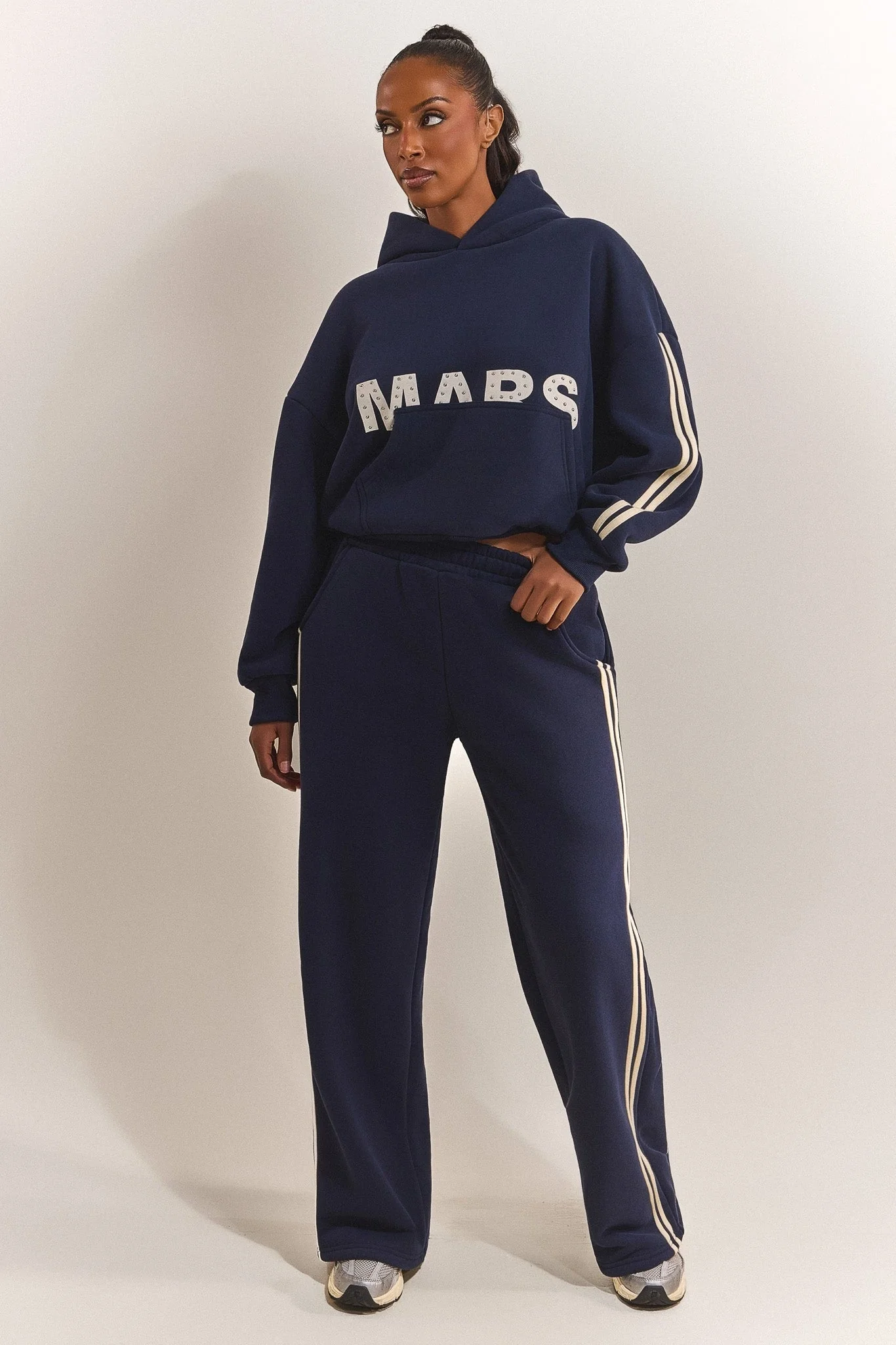 The Kiera Hoodie in Navy - Image 3