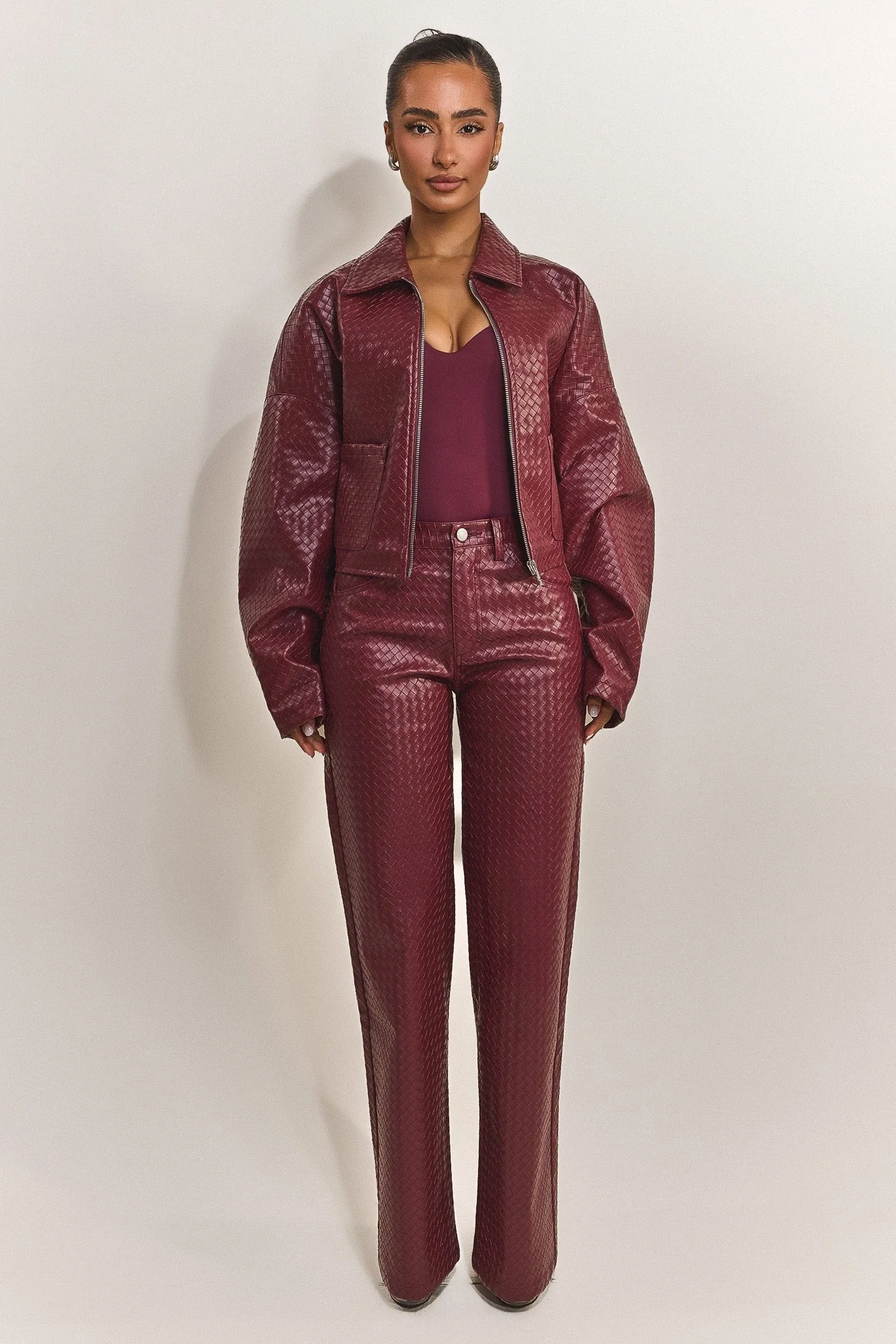 The Faye Jacket in Red - Image 6
