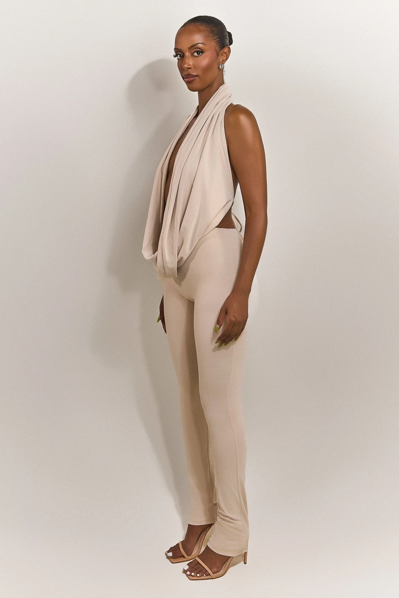 Leia Trousers in Stone - Image 3